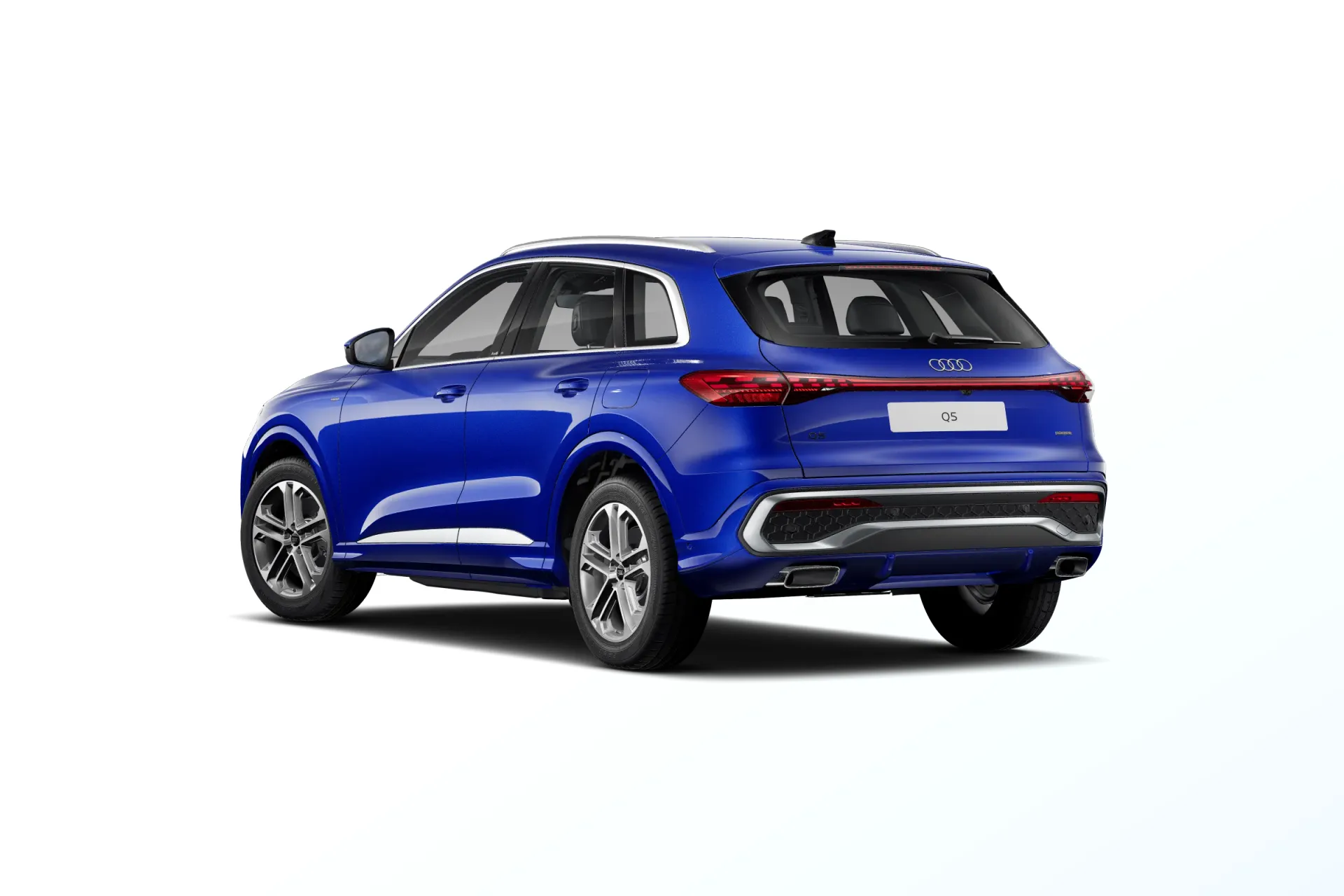 Q5, Audi Q5 e-hybrid, Modrá Ultra, back
