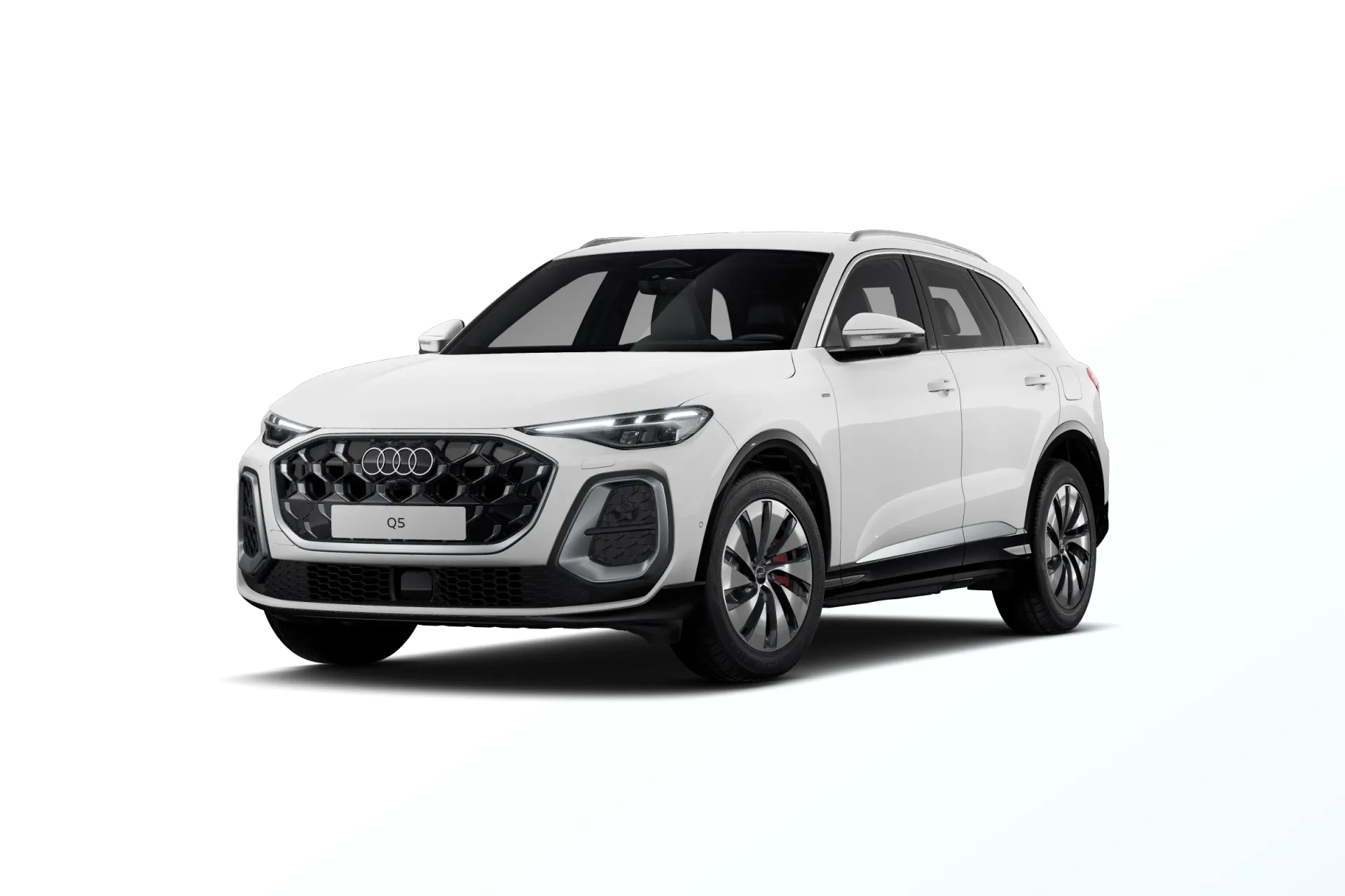 Q5, Audi Q5 S line e-hybrid, Bílá Arkona, front