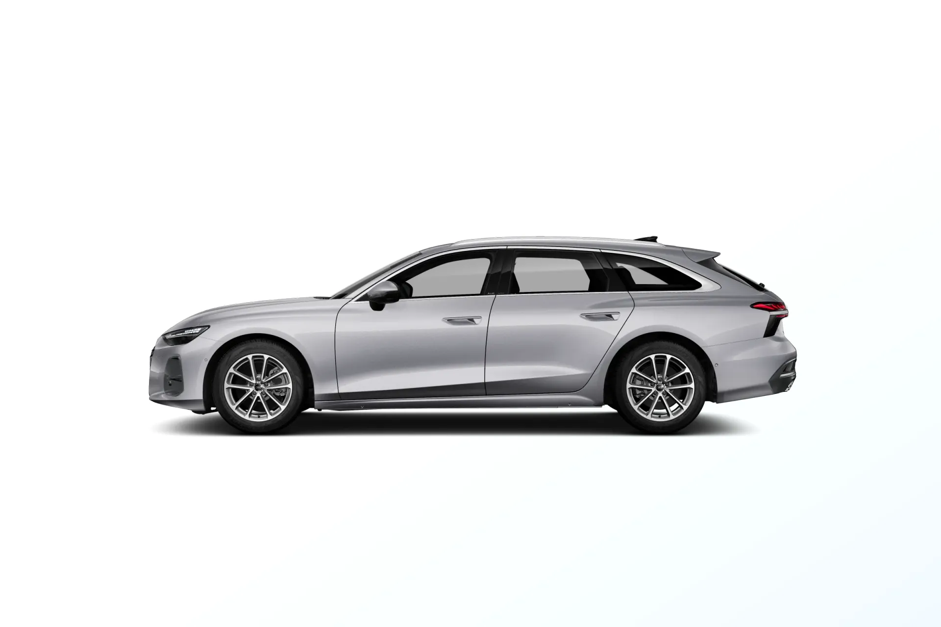 A6 Avant, A6 Avant, Stříbrná Florett, side