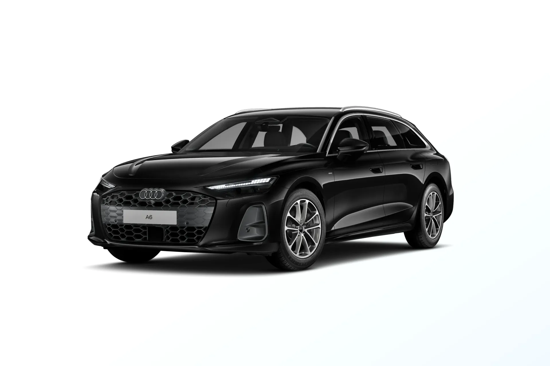 A6 Avant, A6 Avant e-hybrid, Černá Mythos, front