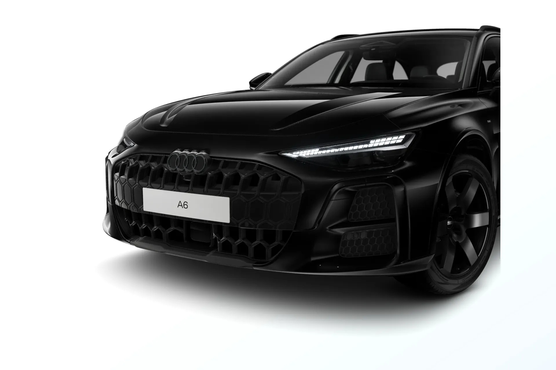 A6 allroad, A6 allroad, Černá Mythos, headlight