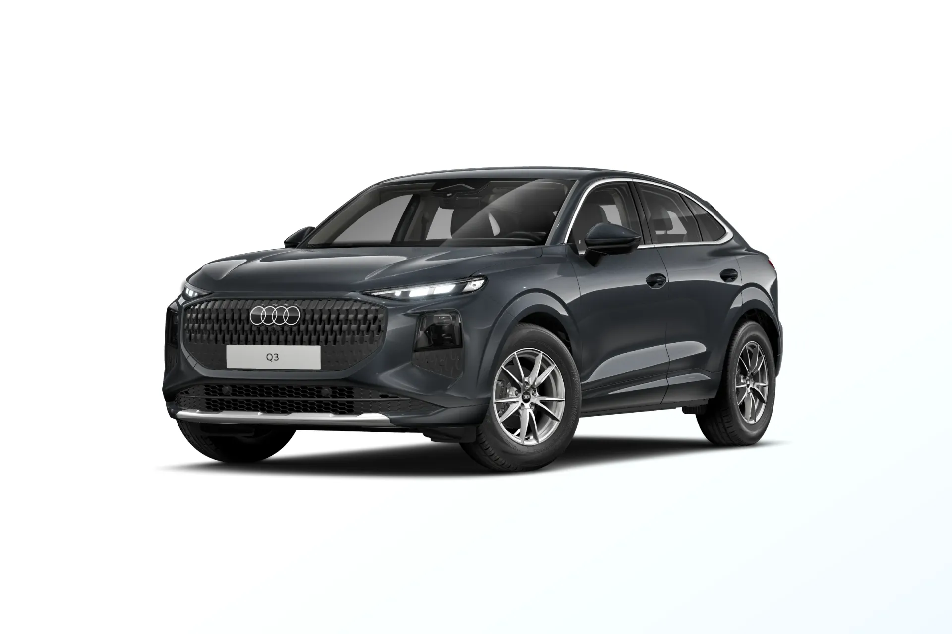 Q3 Sportback, Audi Q3, Šedá Tambora, front