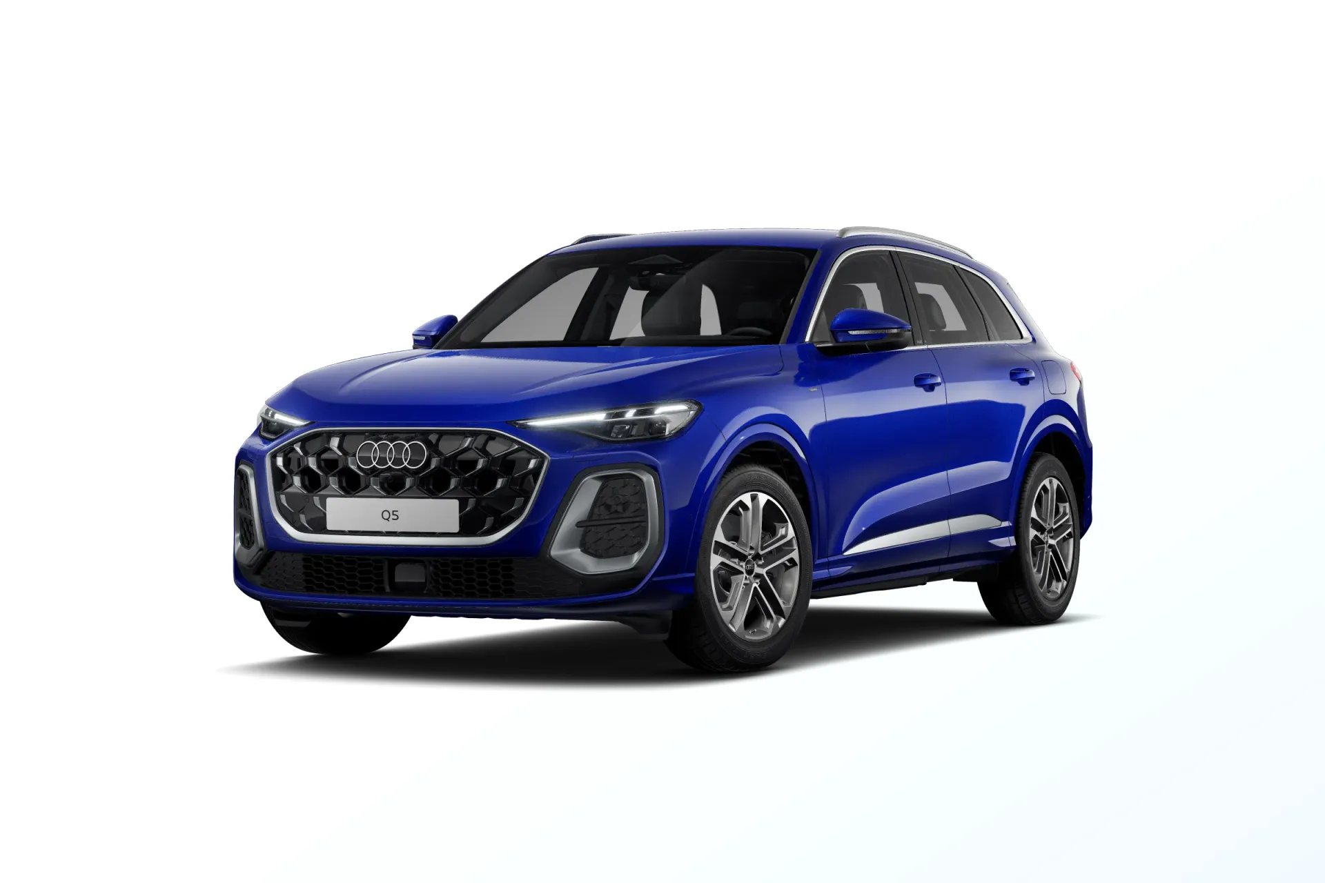 Q5, Audi Q5 e-hybrid, Modrá Ultra, front