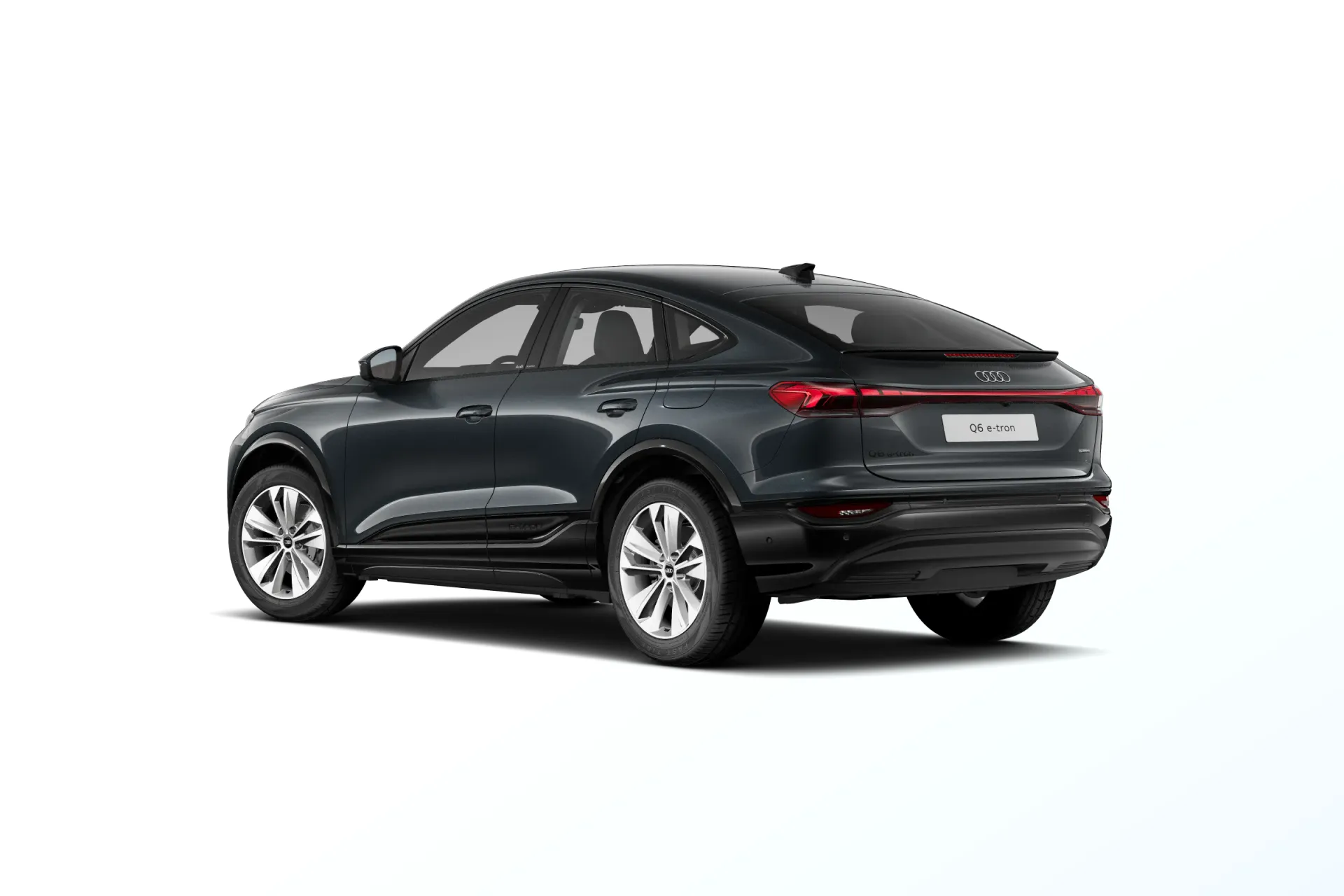 Q6 Sportback e-tron, Q6 e-tron Sportback, Šedá Manhattan, back