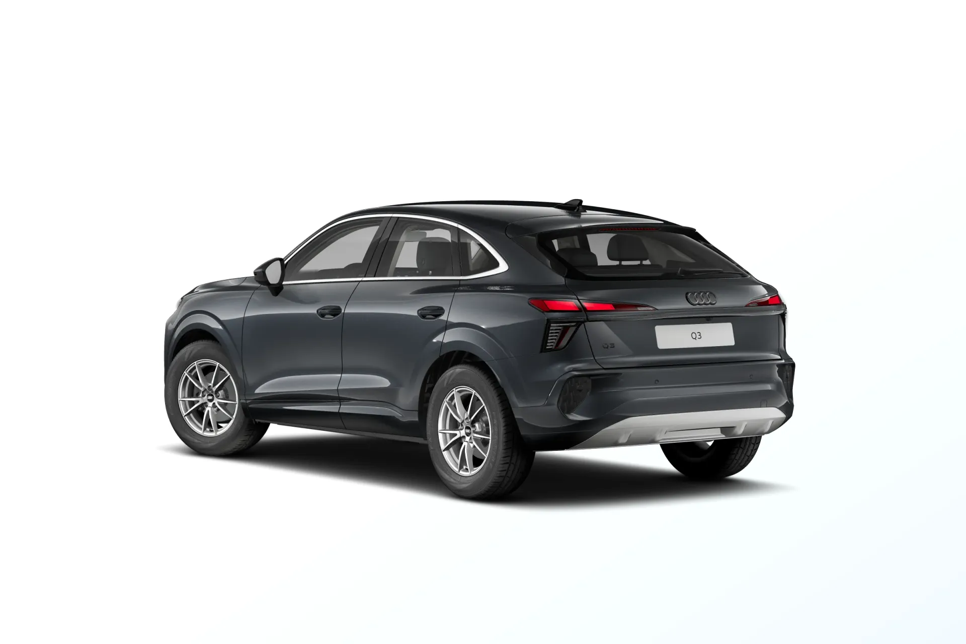 Q3 Sportback, Audi Q3, Šedá Tambora, back