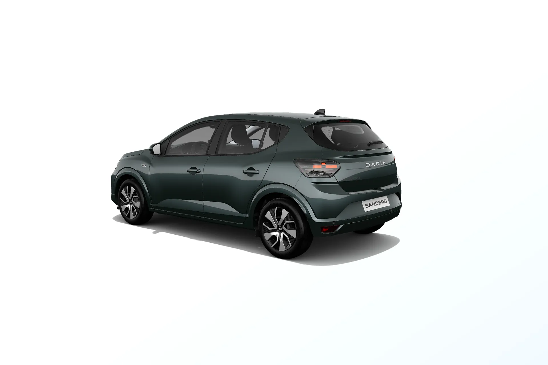Sandero, Expression, zelená Cèdre, rear