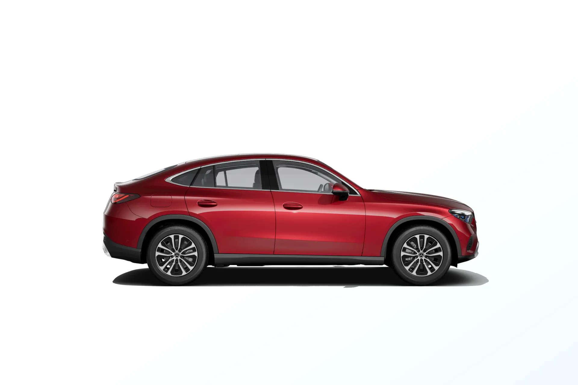 GLC kupé (C254), Sada interiéru ze syntetické kůže, Červená patagonia bright MANUFAKTUR, side