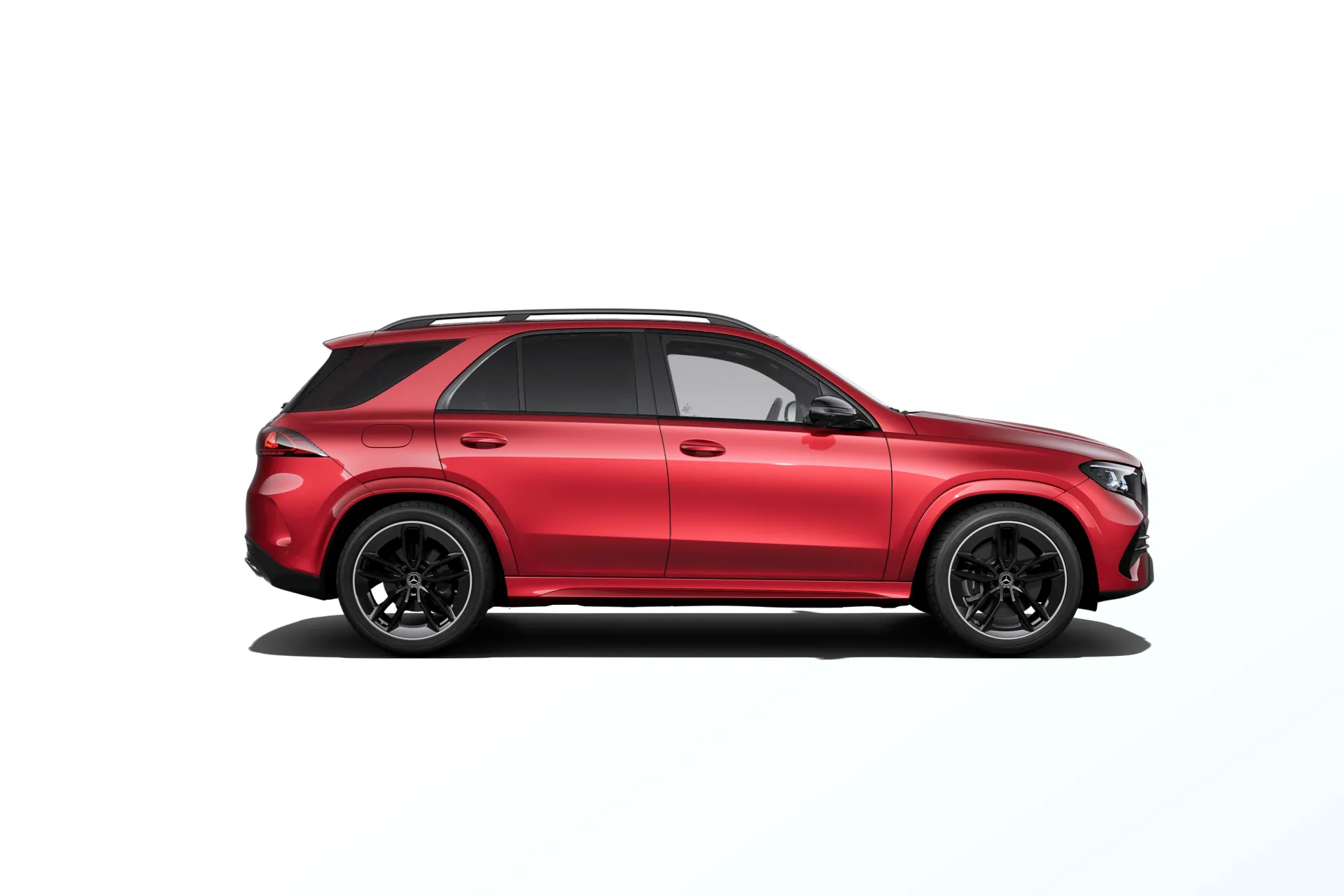 GLE (V167-fl2), Linie AMG Plus, Červená patagonia bright MANUFAKTUR, side