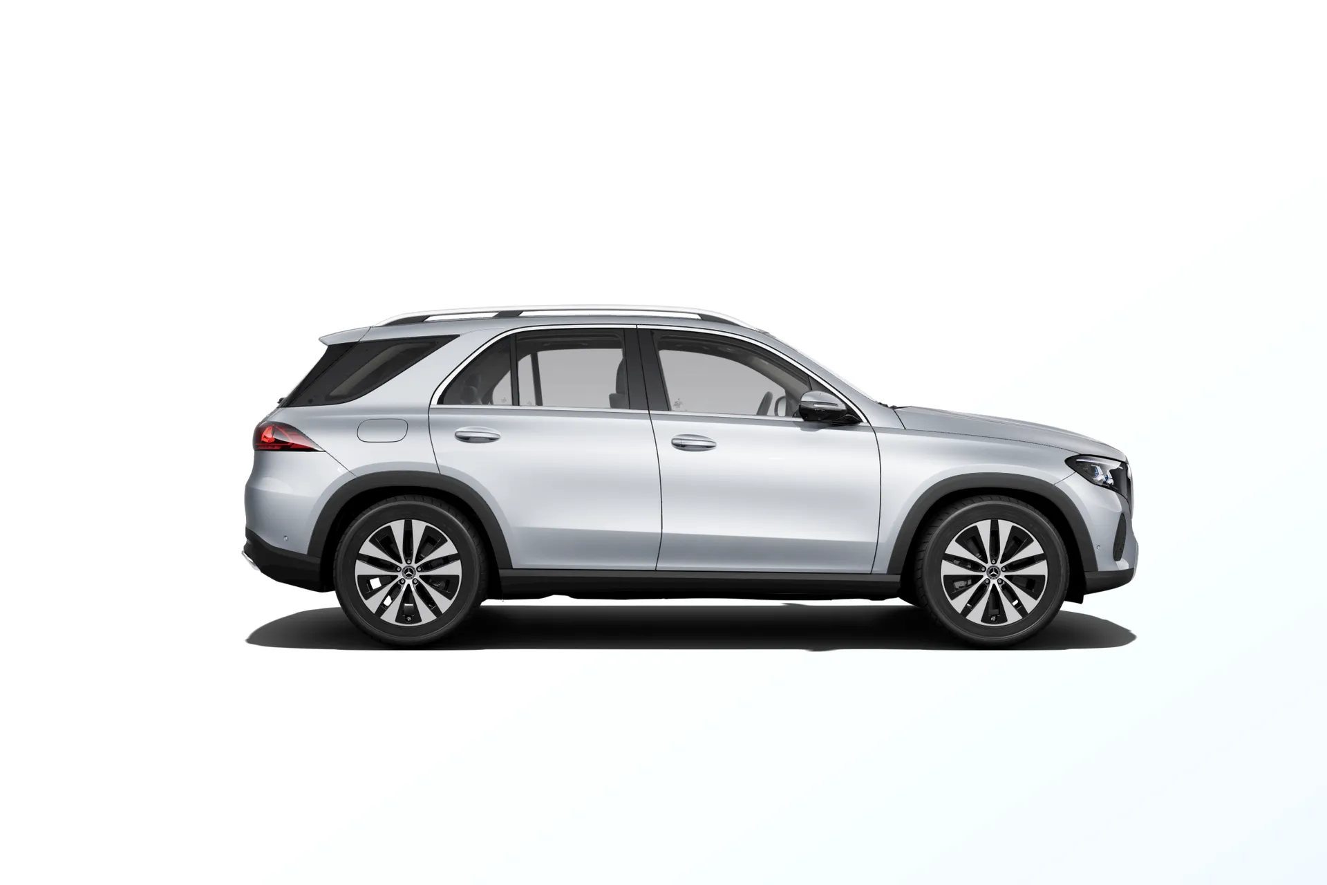 GLE (V167-fl2), Základní provedení, Metalická stříbrná high-tech, side
