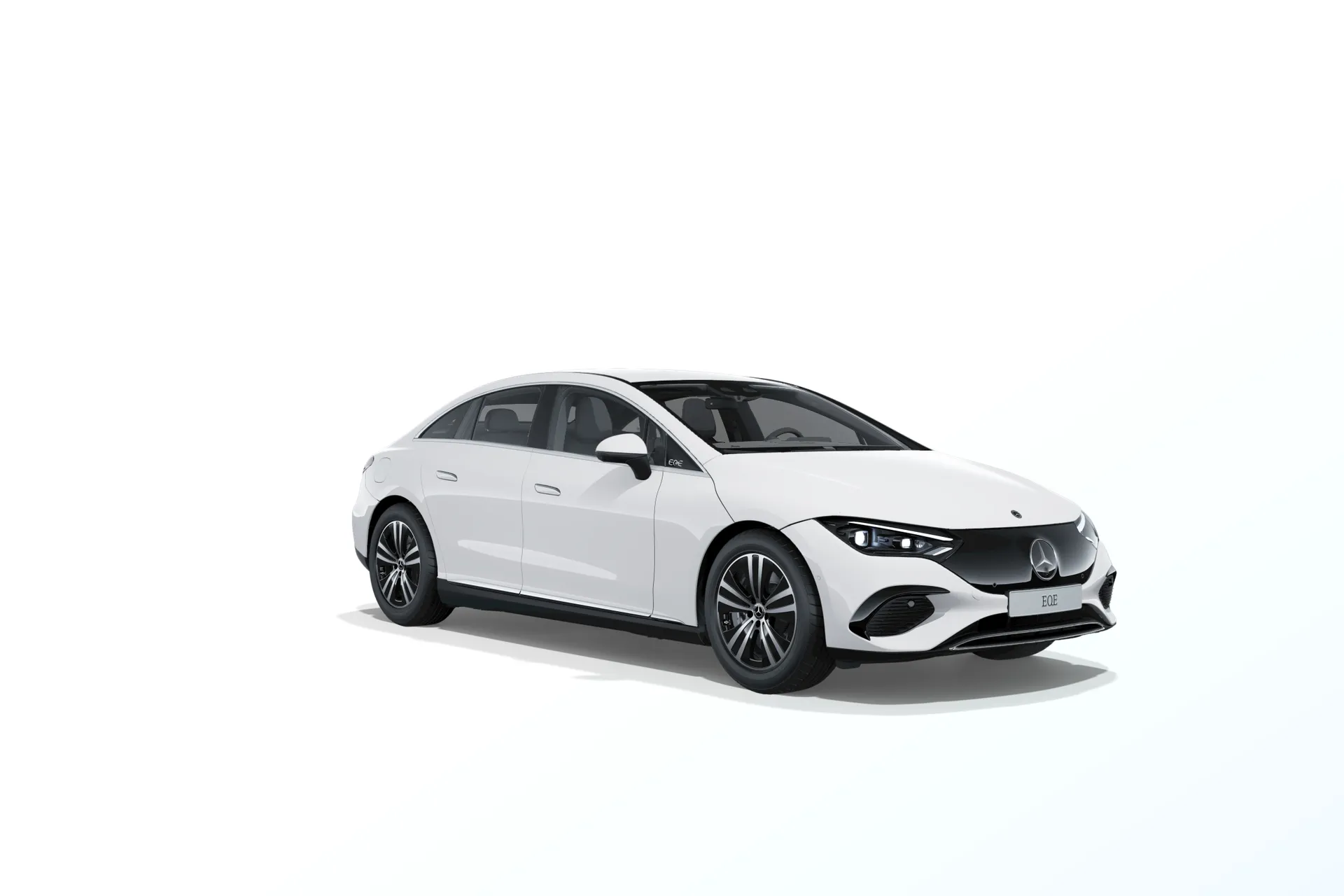 EQE sedan (V295), Linie Electric Art interiér, Nemetalická bílá polar, front