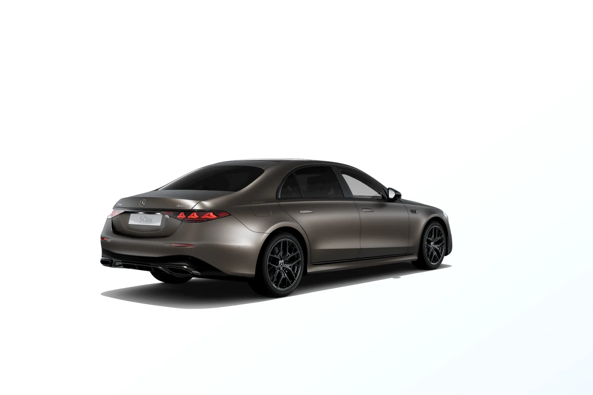 Třída S prodloužená limuzína (V223-fl), Linie AMG Plus, Magno hnědá citrine MANUFAKTUR exclusive, rear
