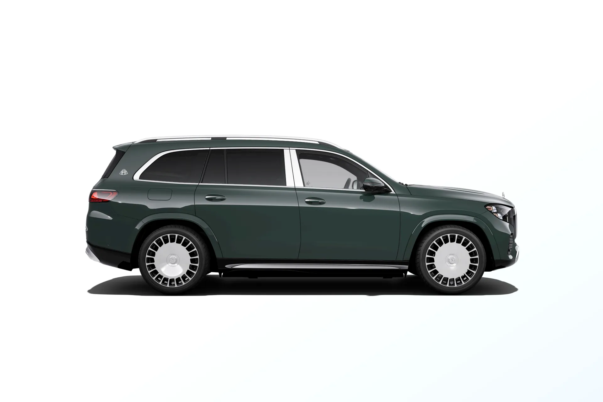 Mercedes-Maybach GLS (X167-fl2), Ozdobné výplně interiéru Exclusive, Nemetalická dark petrol, side