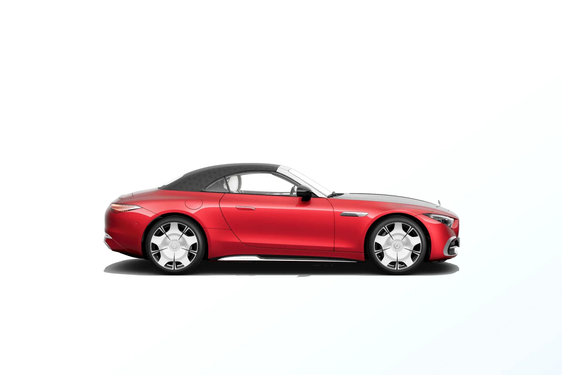 Mercedes-Maybach SL Monogram Series (Z232), Základní provedení, Metalická červená garnet MANUFAKTUR, side