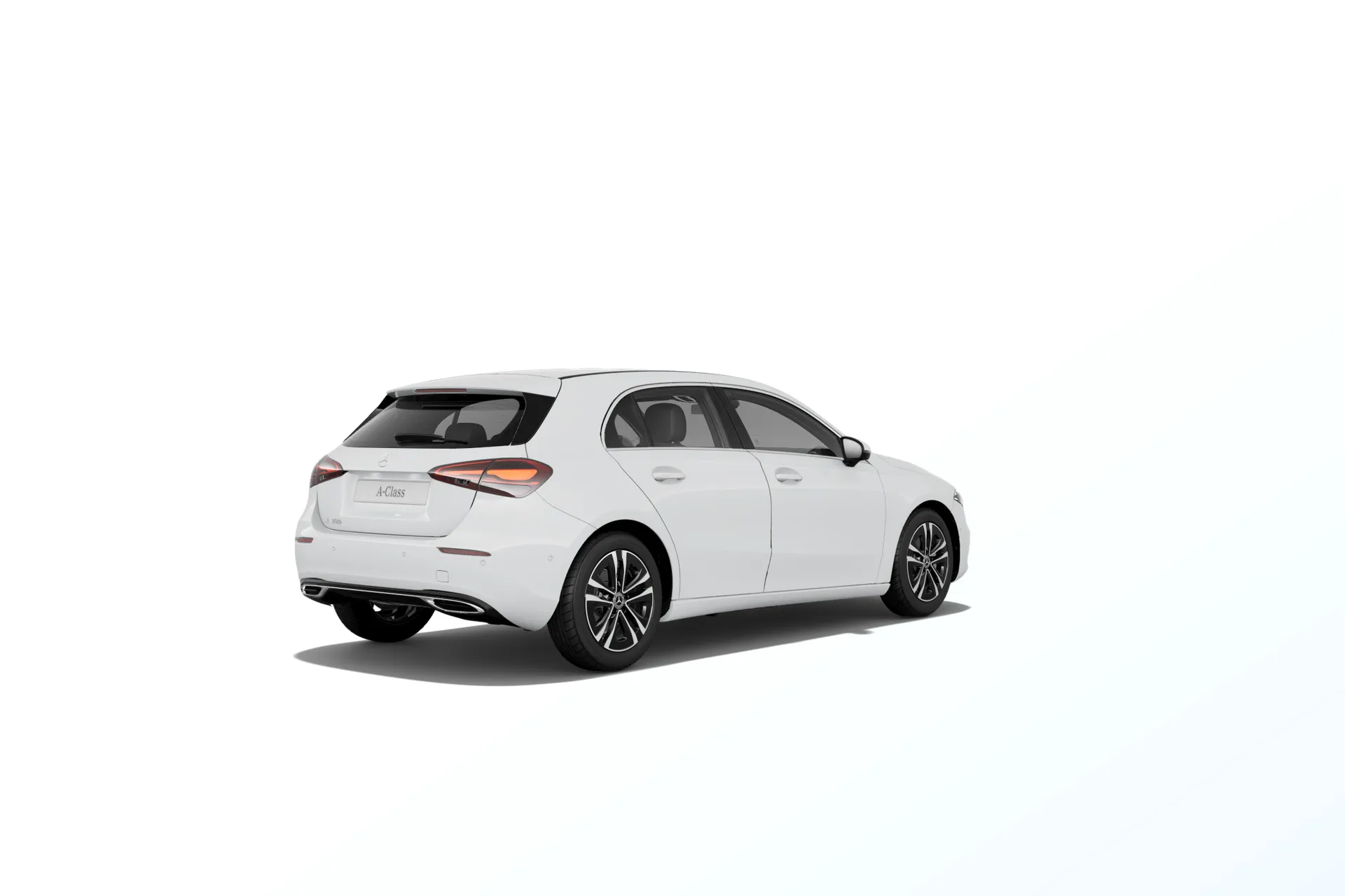 Třída A hatchback (W177-fl), Linie Progressive, Nemetalická bílá polar, rear
