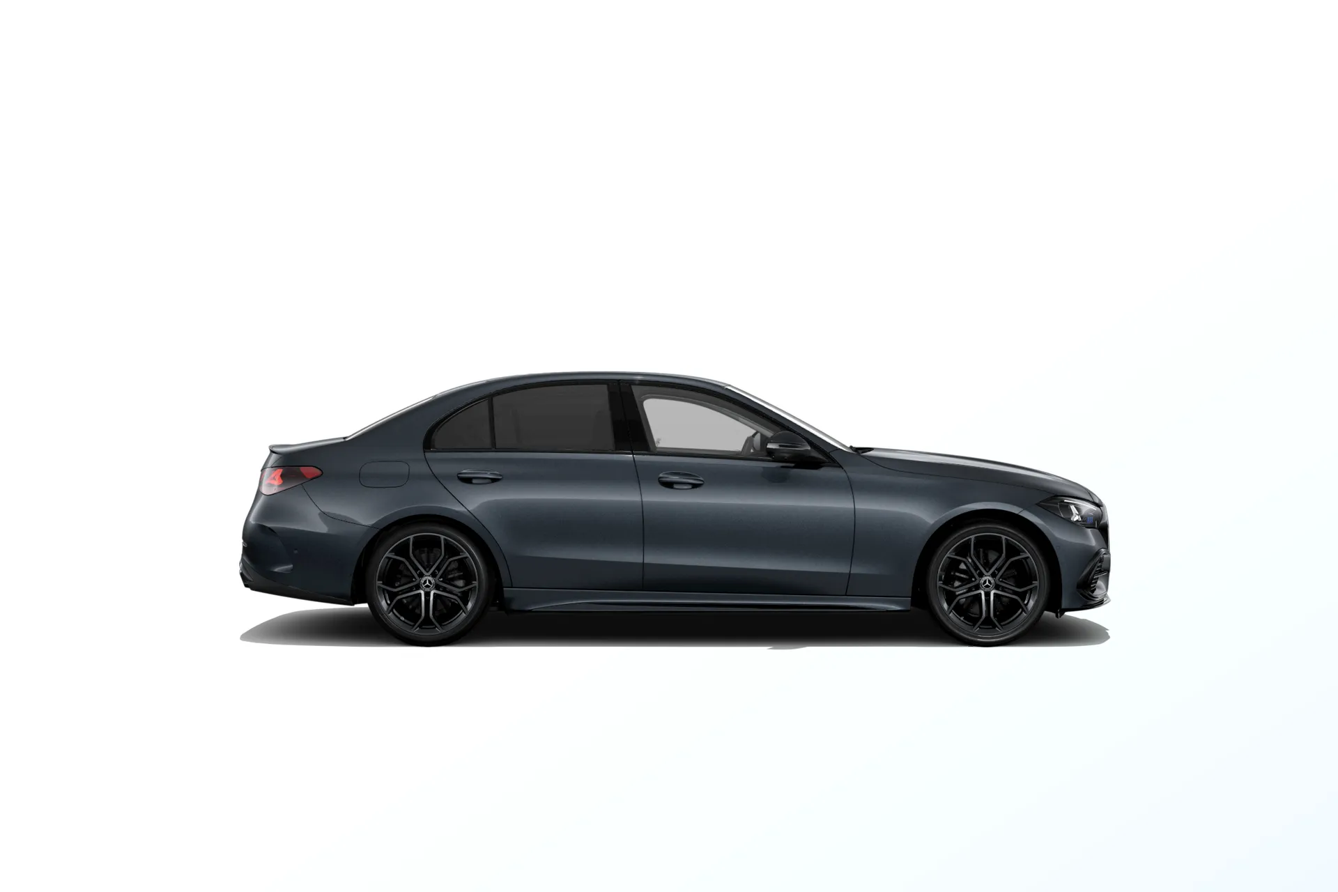 Třída C sedan (W206-fl), Linie AMG Plus, Metalická šedá moody sky, side