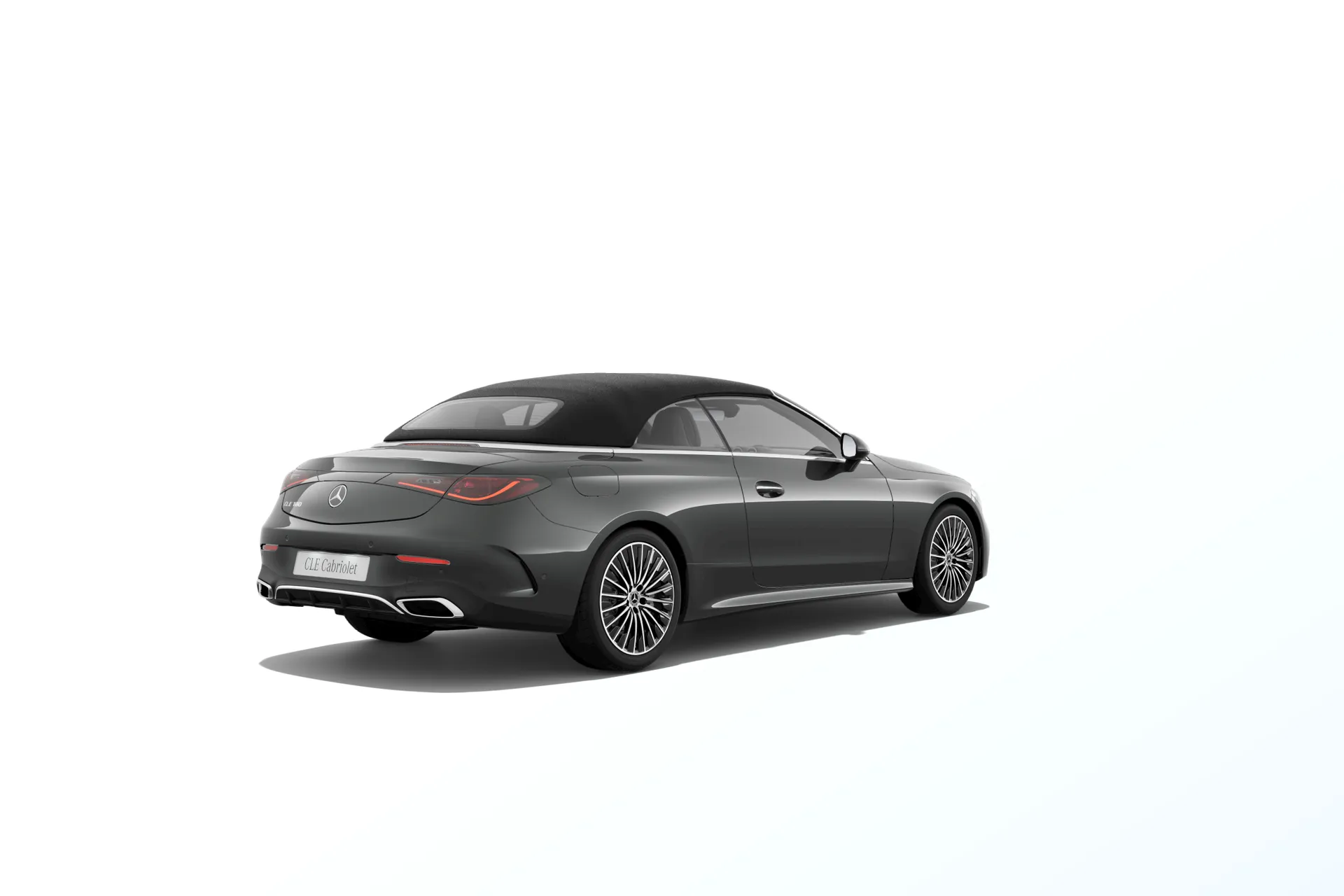 CLE kabriolet (A236), Linie AMG exteriér, Metalická šedá graphite, rear