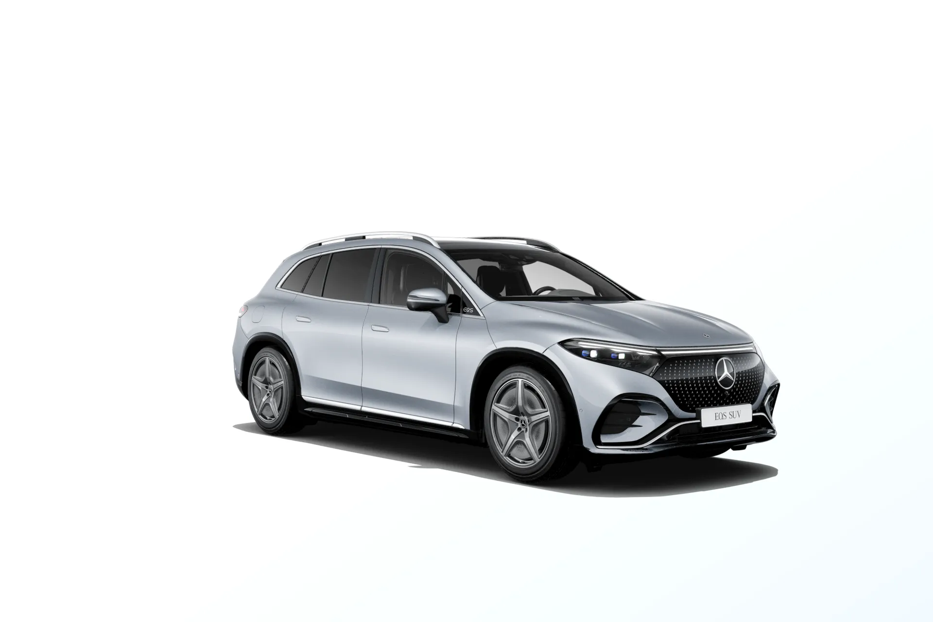 EQS SUV (X296), Linie AMG exteriér, Metalická stříbrná high-tech, front