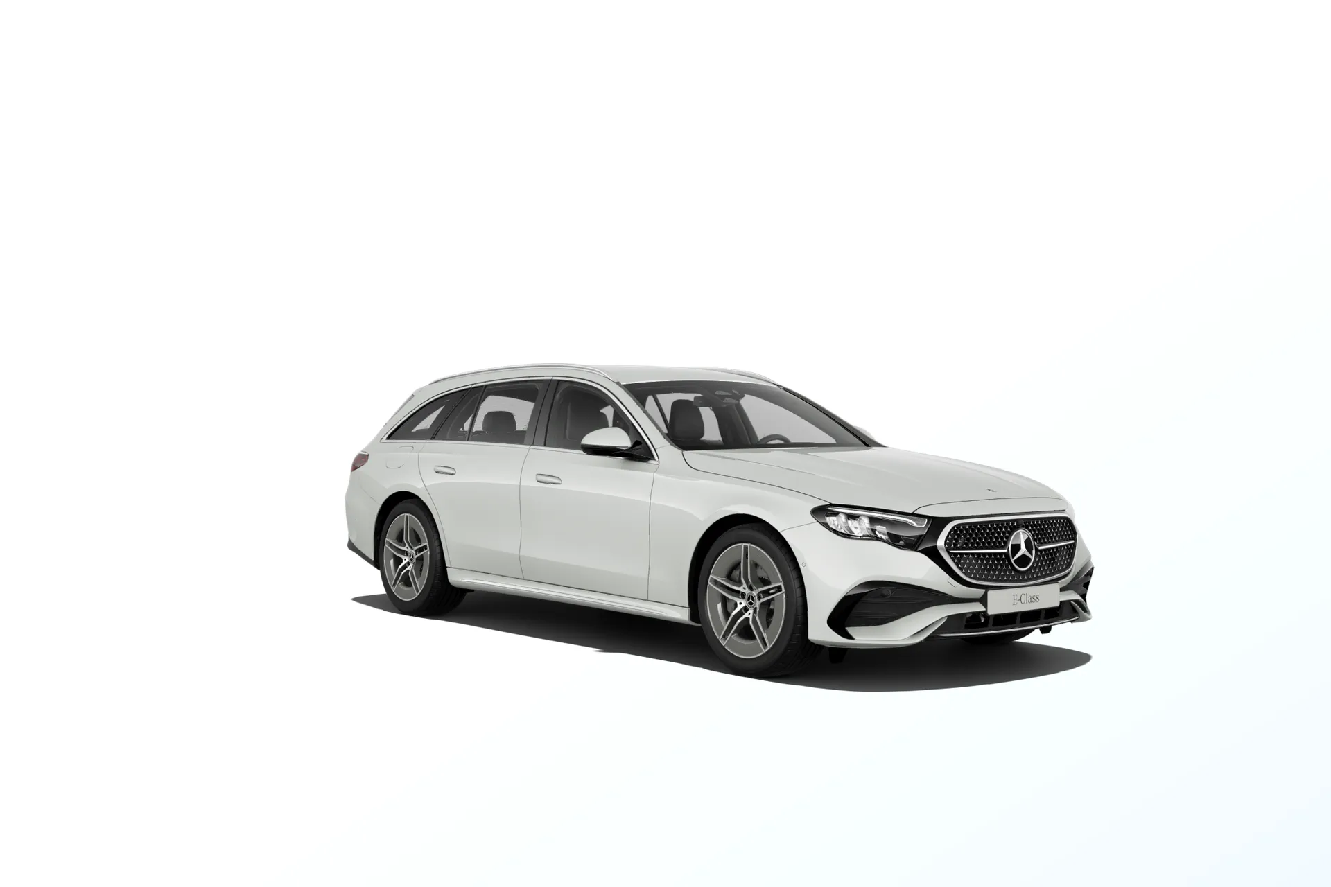 Třída E kombi (S214), Linie AMG exteriér, Bílá opalite bright MANUFAKTUR, front