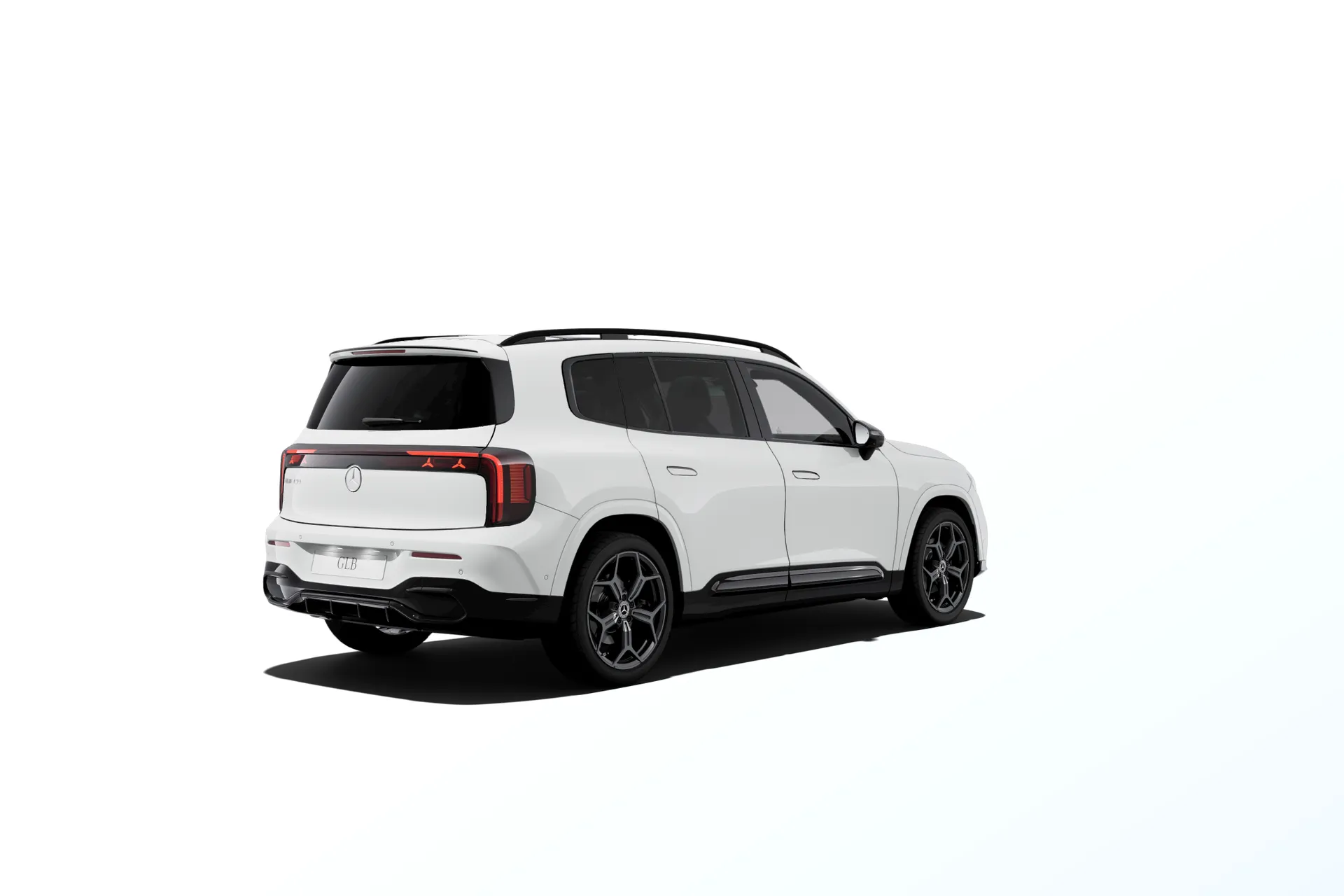 GLB (X248), Linie AMG Plus, Nemetalická bílá polar, rear