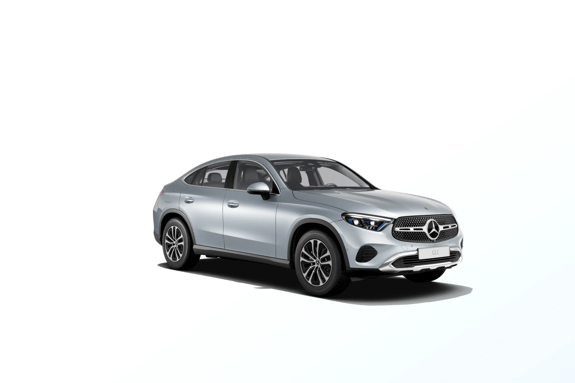 GLC kupé (C254), Základní, Metalická stříbrná high-tech, front