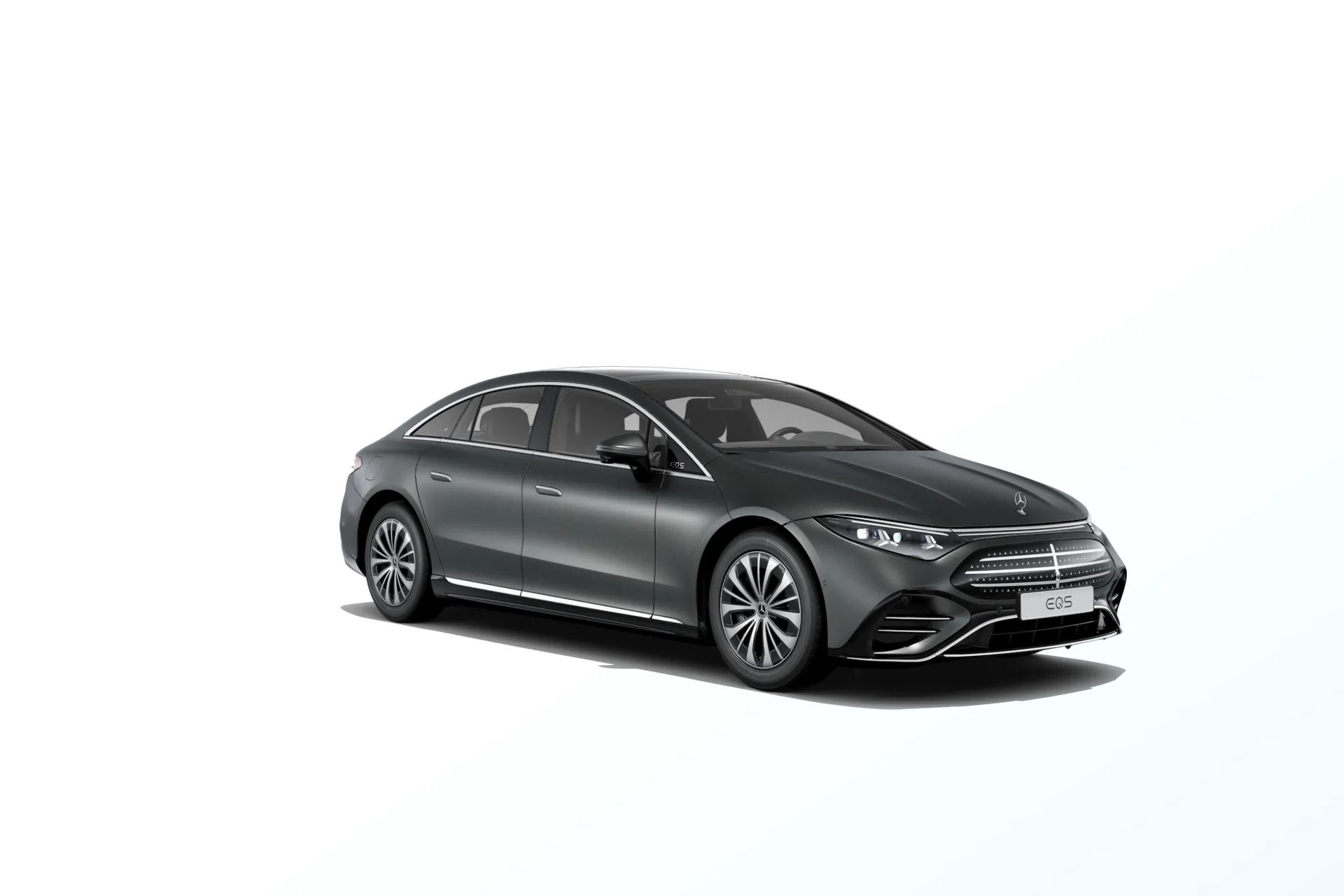 EQS sedan (V297-fl), Linie Electric Art exteriér, Magno šedá graphite MANUFAKTUR, front