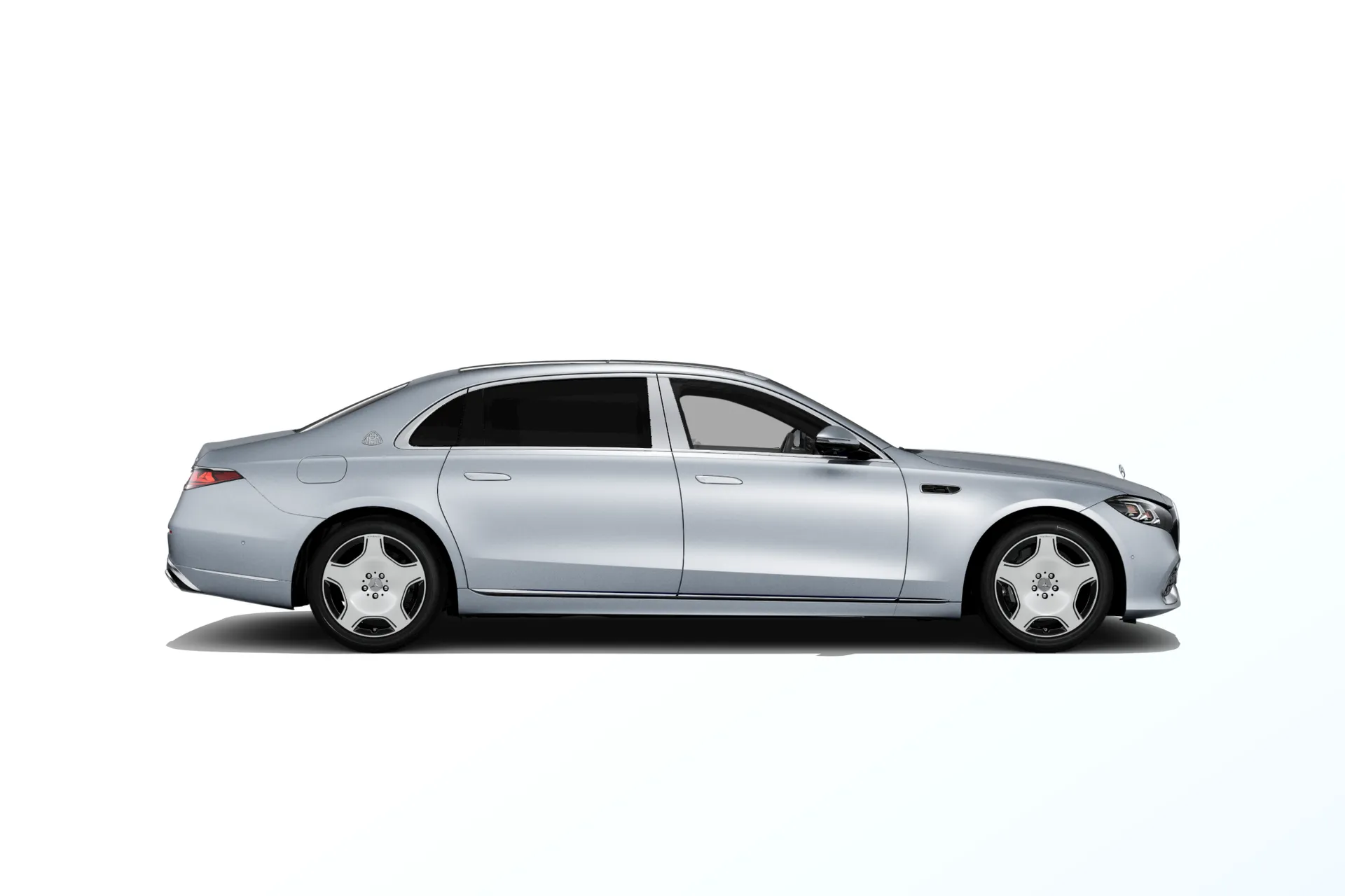 Mercedes-Maybach Třída S (Z223-fl), Sada Exclusive, Magno stříbrná high-tech MANUFAKTUR exclusive, side