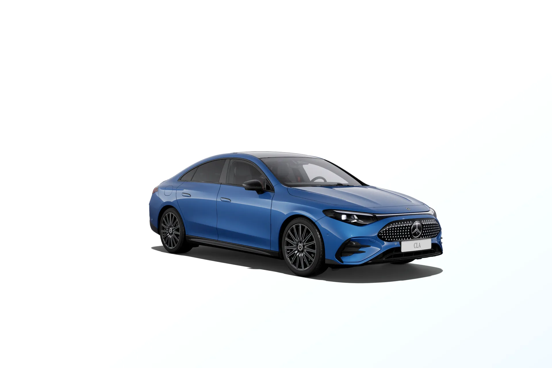 CLA (C174), Linie AMG Plus, Metalická modrá clear, front