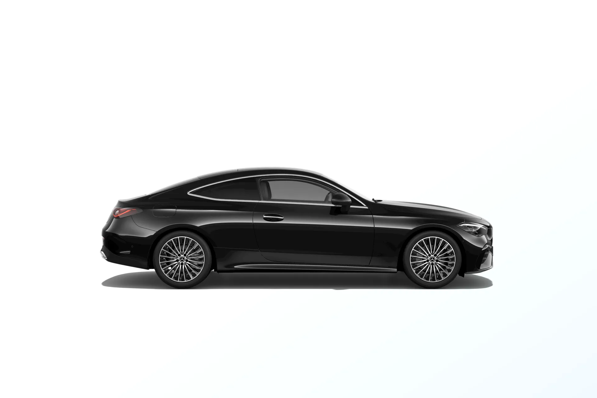 CLE kupé (C236), Linie AMG, Metalická černá obsidian, side
