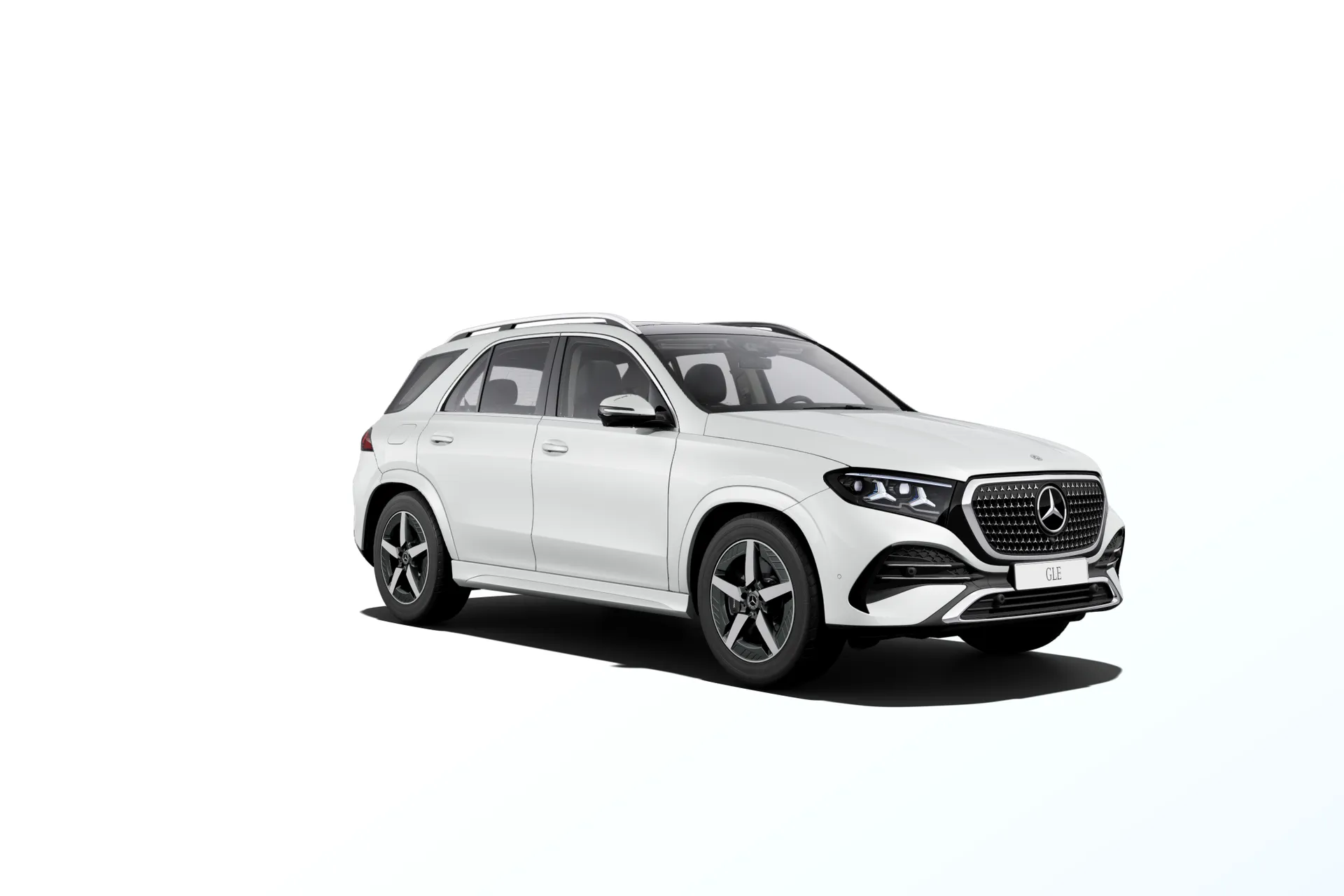 GLE (V167-fl2), Linie AMG, Metalická bílá opalite bright MANUFAKTUR, front