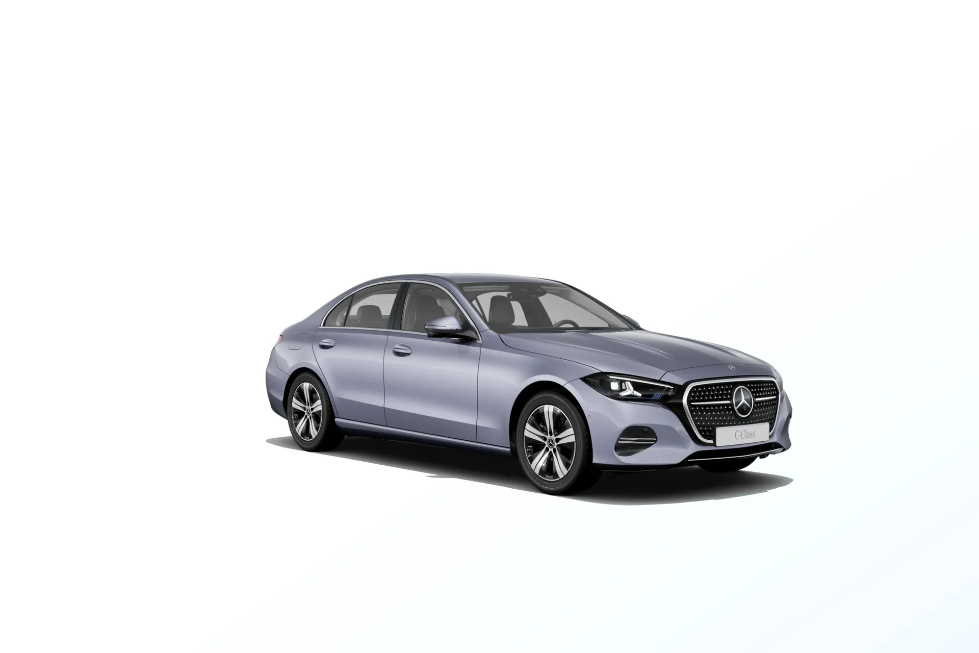 Třída C sedan (W206-fl), Linie AVANTGARDE, Metalická stříbrná Lavender, front