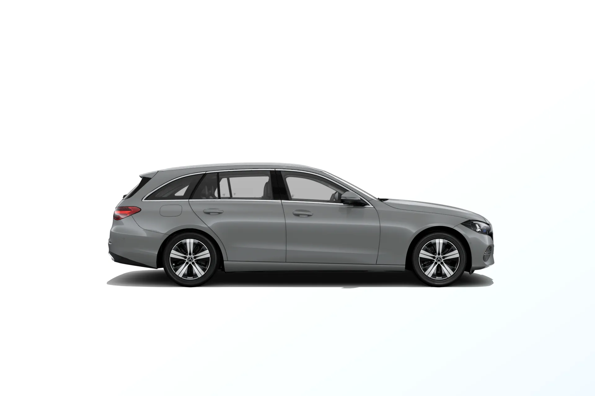 Třída C kombi (S206-fl), Linie AVANTGARDE, Nemetalická šedá alpine MANUFAKTUR, side