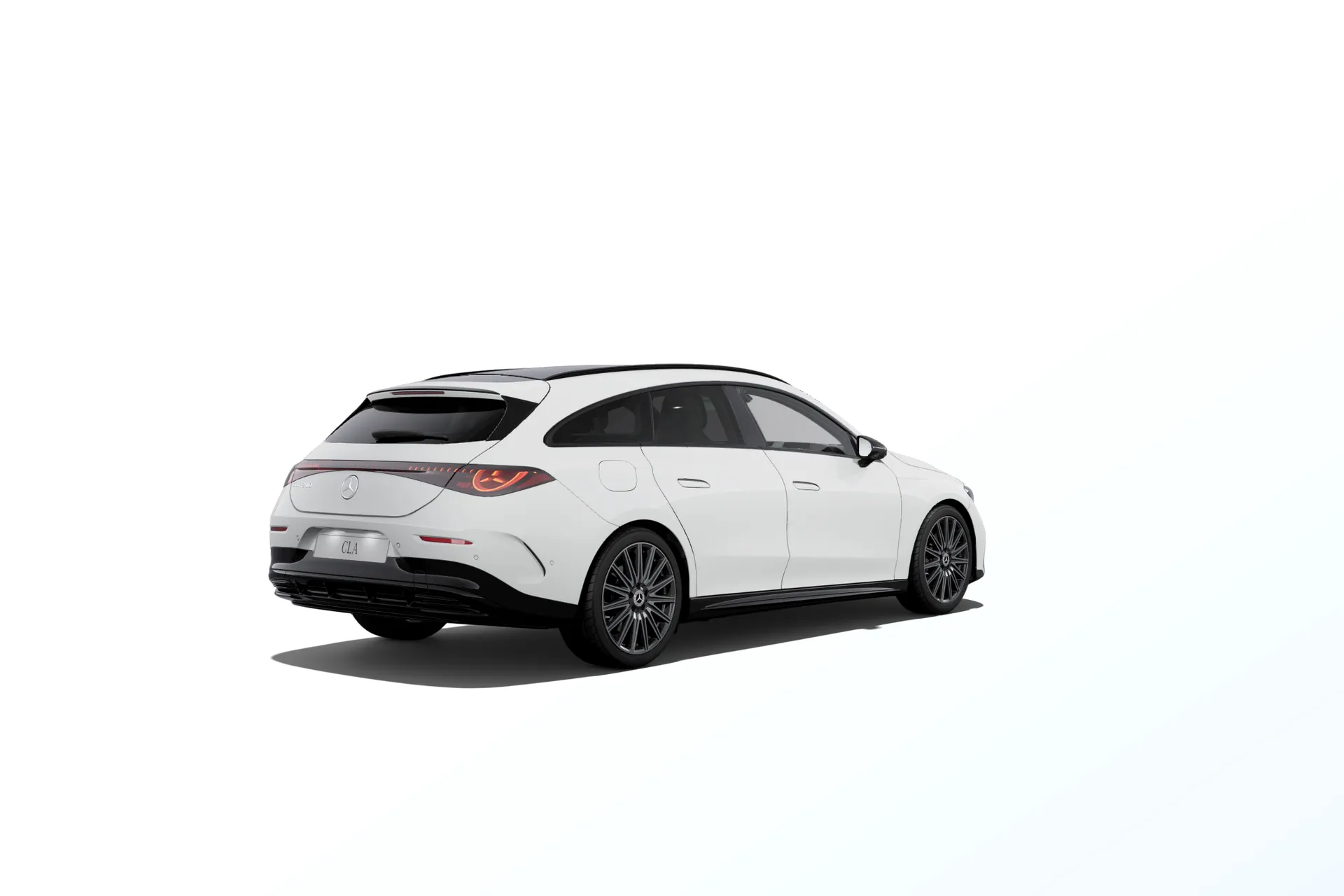 CLA Shooting Brake (X174), Linie AMG Plus, Nemetalická bílá polar, rear
