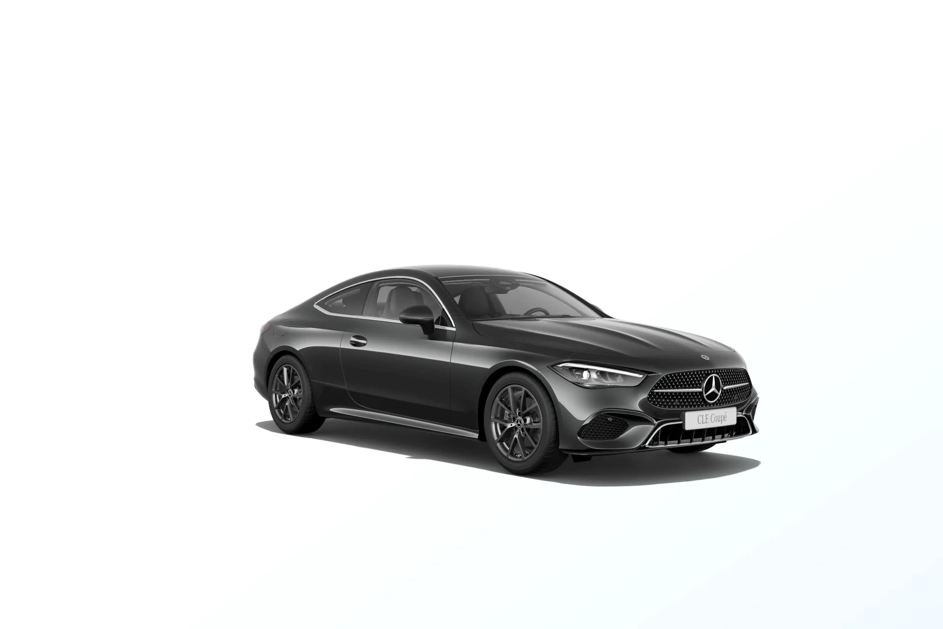 CLE kupé (C236), Linie AVANTGARDE exteriér, Metalická šedá graphite, front