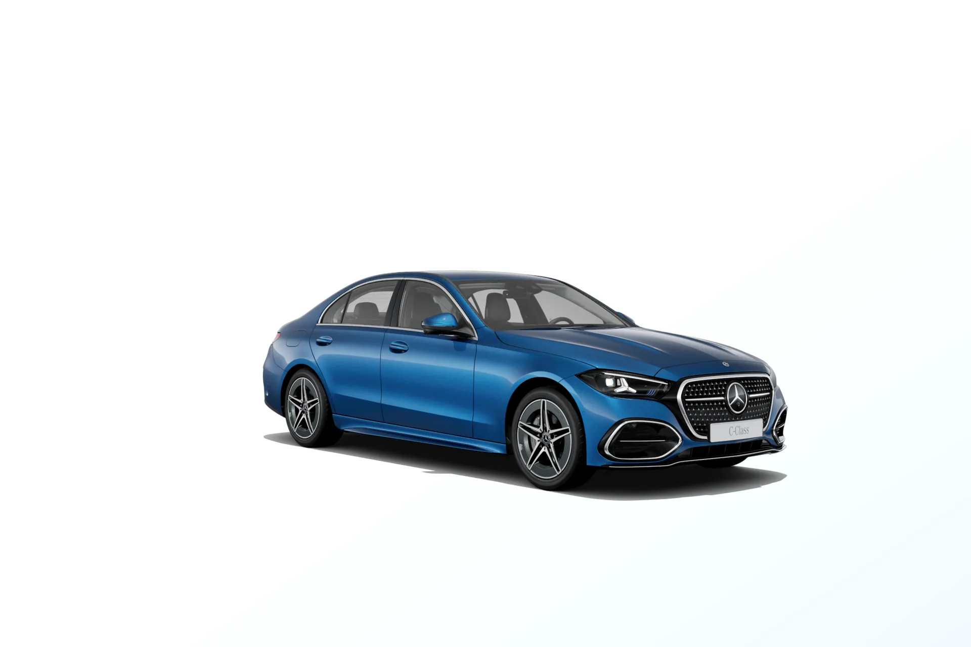 Třída C sedan (W206-fl), Linie AMG, Metalická modrá spectral, front