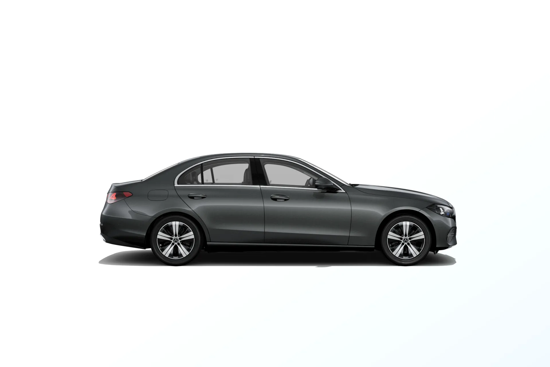 Třída C sedan (W206-fl), Linie AVANTGARDE, Metalická šedá graphite, side