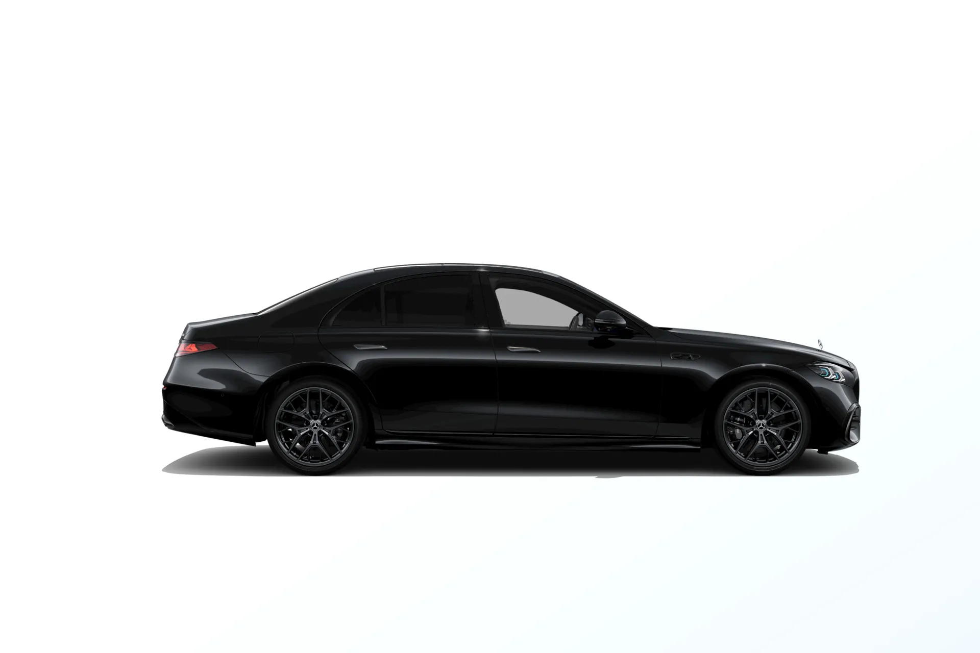 Třída S (W223-fl), Linie AMG Plus, Nemetalická černá, side
