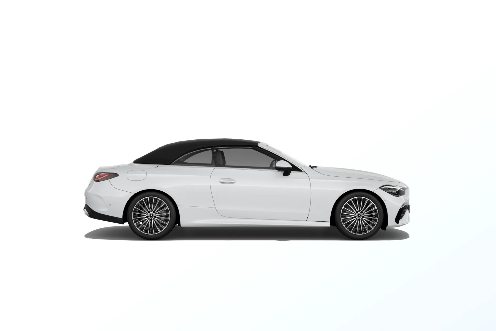 CLE kabriolet (A236), Linie AMG exteriér, Bílá opalite bright MANUFAKTUR, side