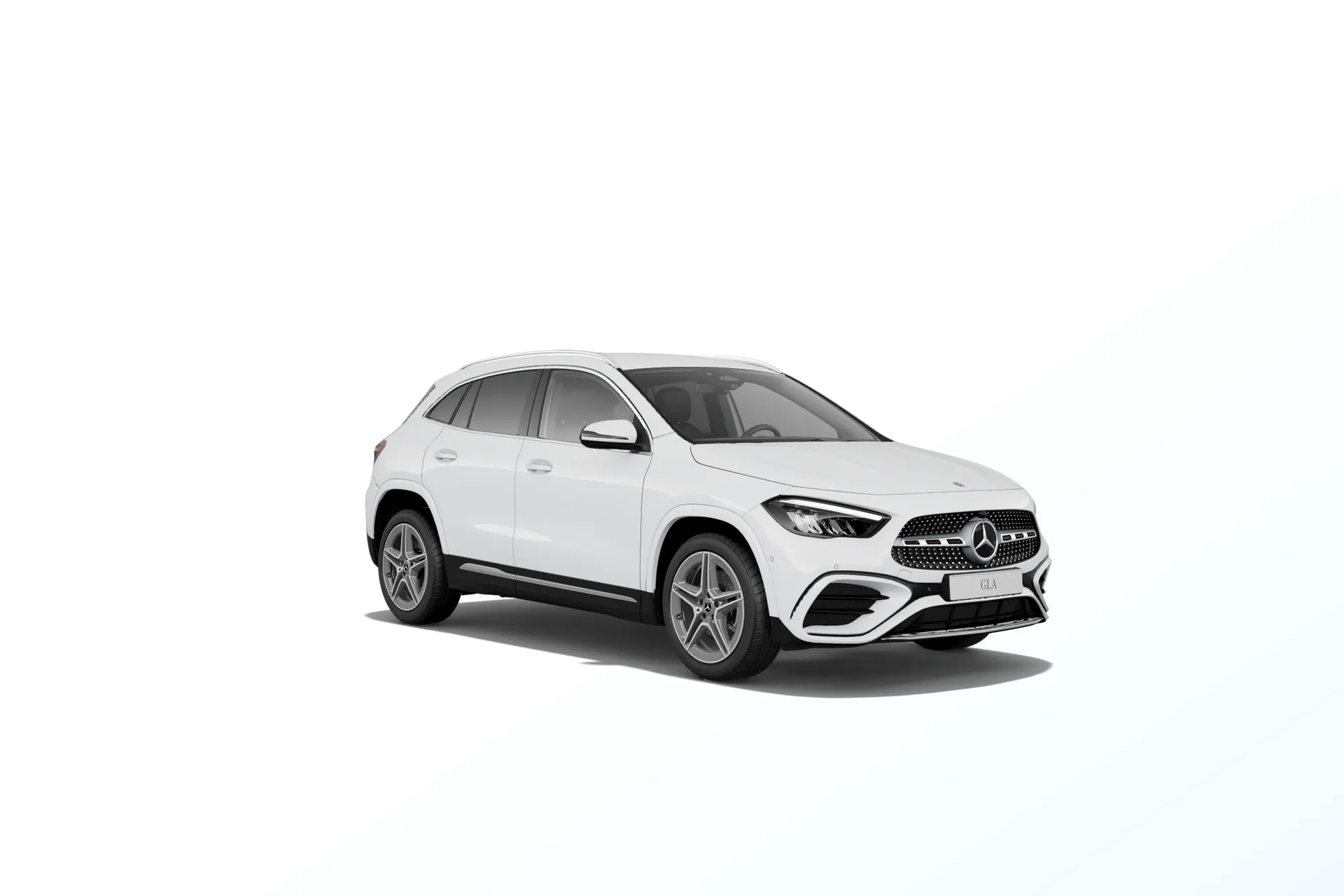 GLA (H247-fl), Linie AMG, Nemetalická bílá polar, front