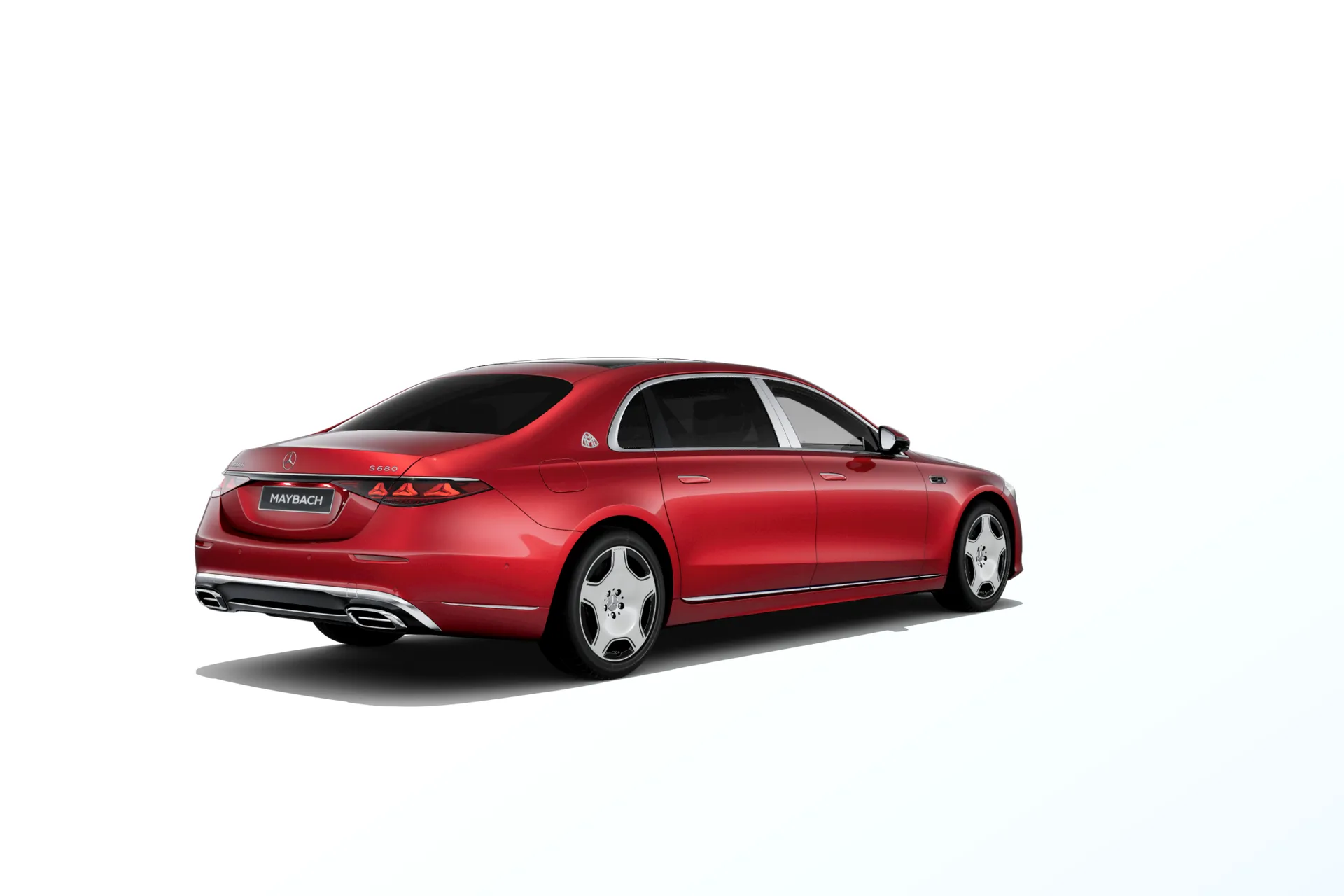 Mercedes-Maybach Třída S (Z223-fl), Sada Exclusive, Metalická červená hyacinth MANUFAKTUR exclusive, rear