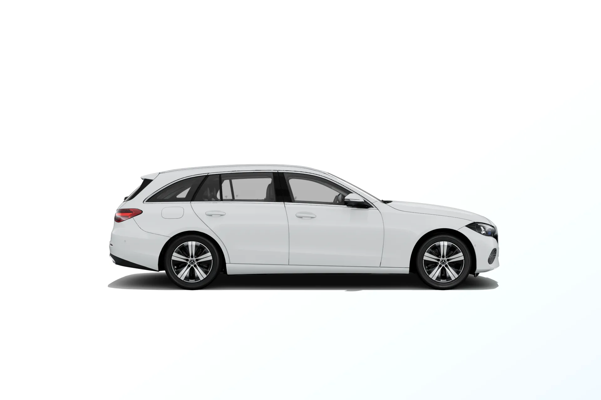 Třída C kombi (S206-fl), Linie AVANTGARDE, Nemetalická bílá polar, side