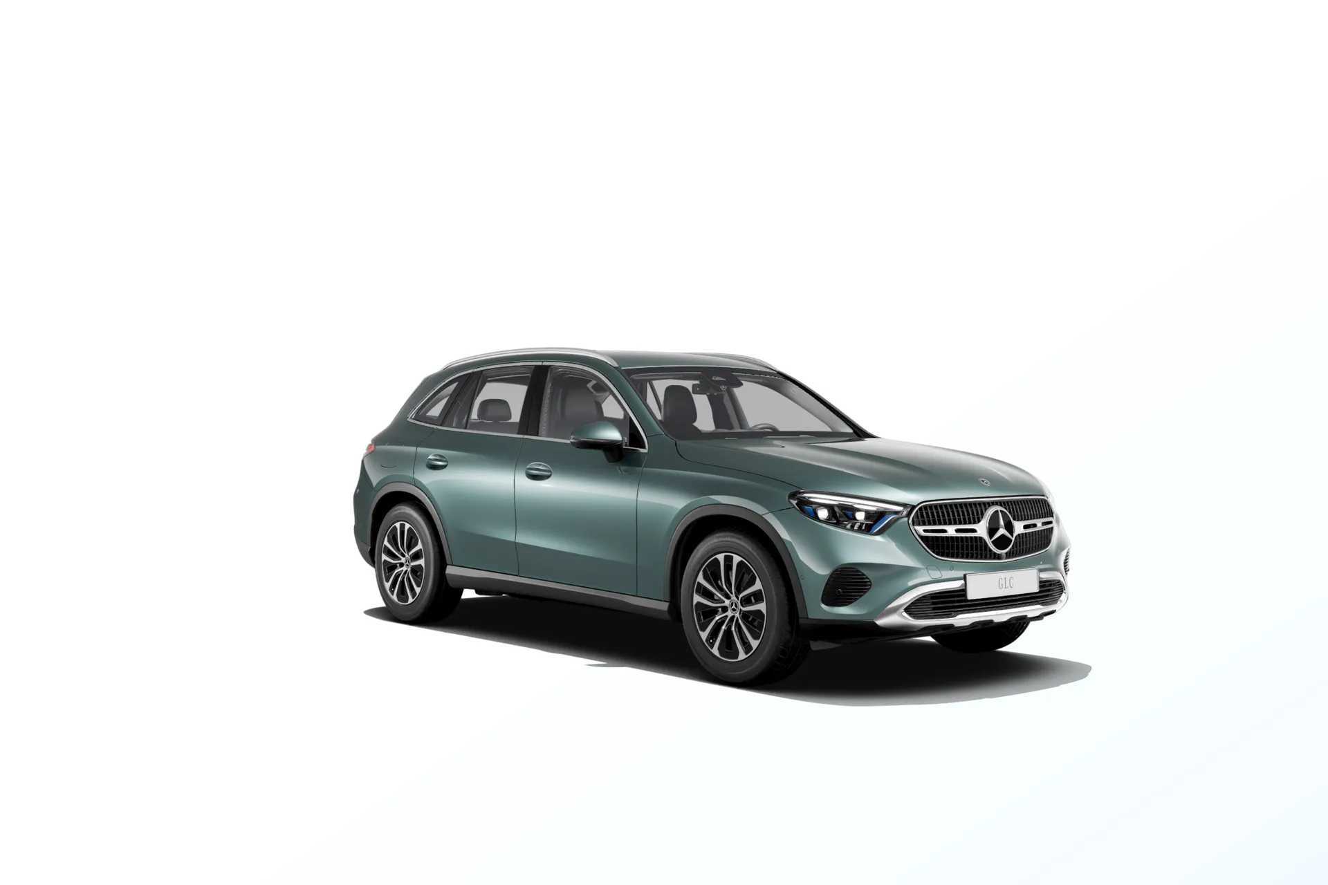 GLC (X254), Linie AVANTGARDE exteriér, Metalická stříbrná verde, front
