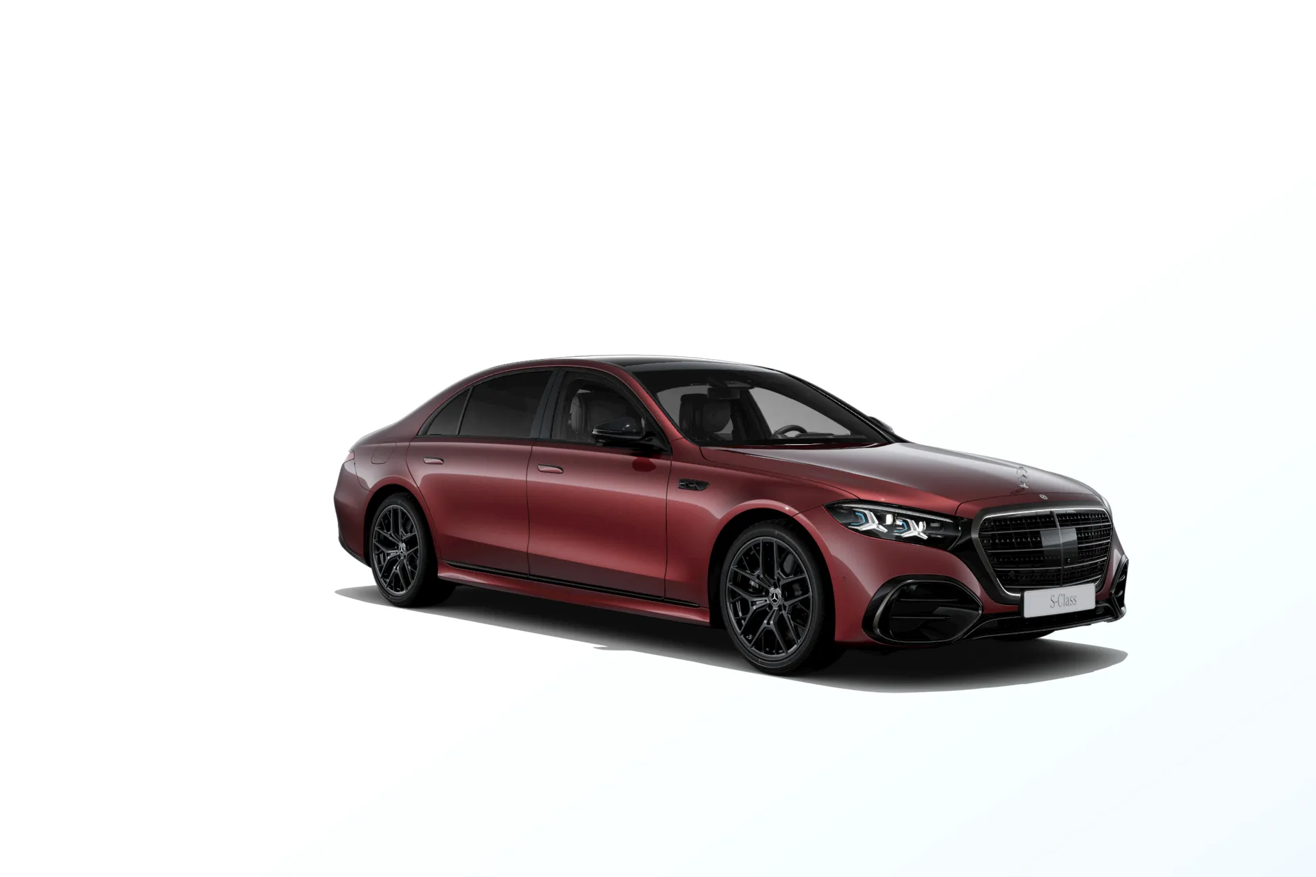 Třída S prodloužená limuzína (V223-fl), Linie AMG Plus, Metalická červená carneol MANUFAKTUR exclusive, front