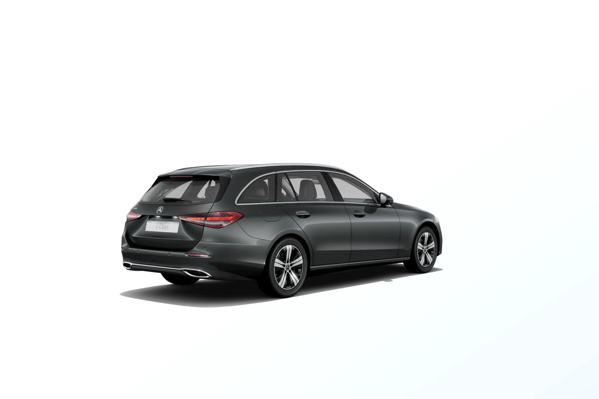 Třída C kombi (S206-fl), Linie AVANTGARDE, Metalická šedá graphite, rear