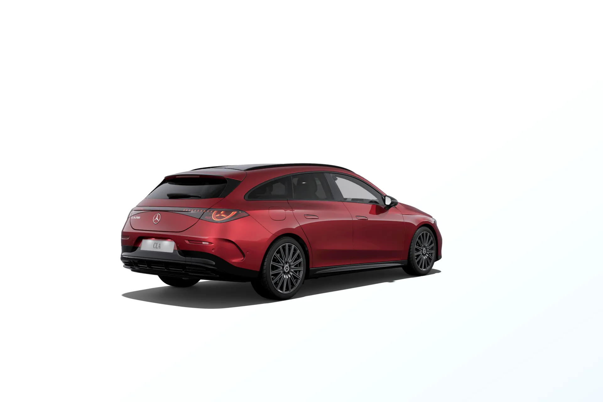 CLA Shooting Brake (X174), Linie AMG Plus, Metalická červená patagonia MANUFAKTUR, rear