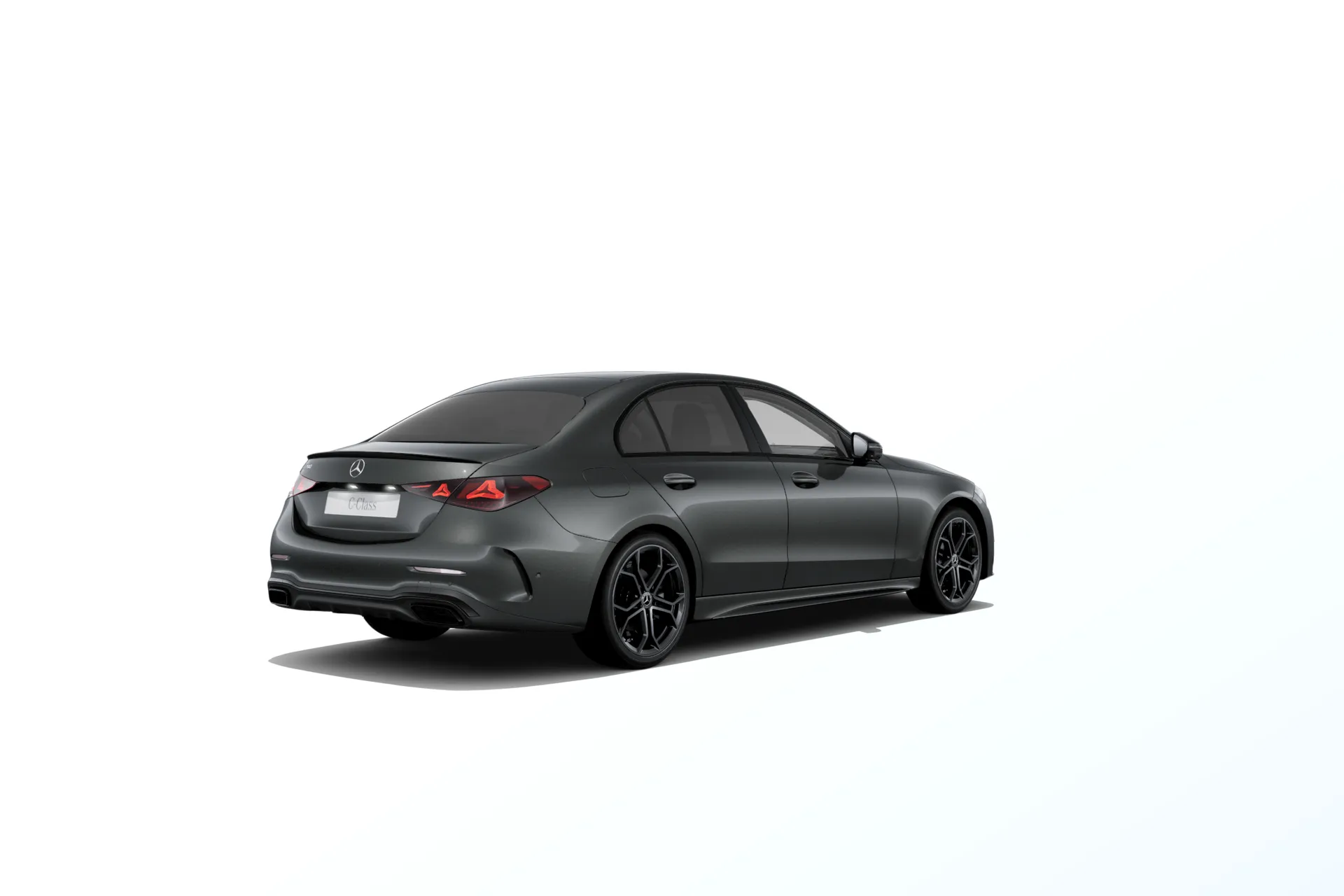 Třída C sedan (W206-fl), Linie AMG Plus, Metalická šedá graphite, rear