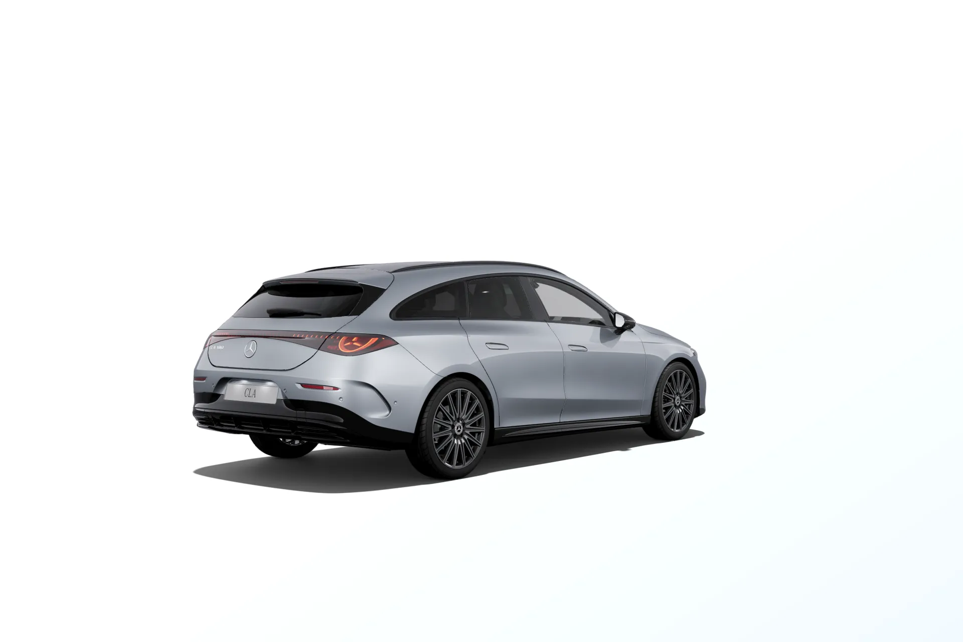 CLA Shooting Brake (X178), Linie AMG Plus, Metalická stříbrná high-tech, rear