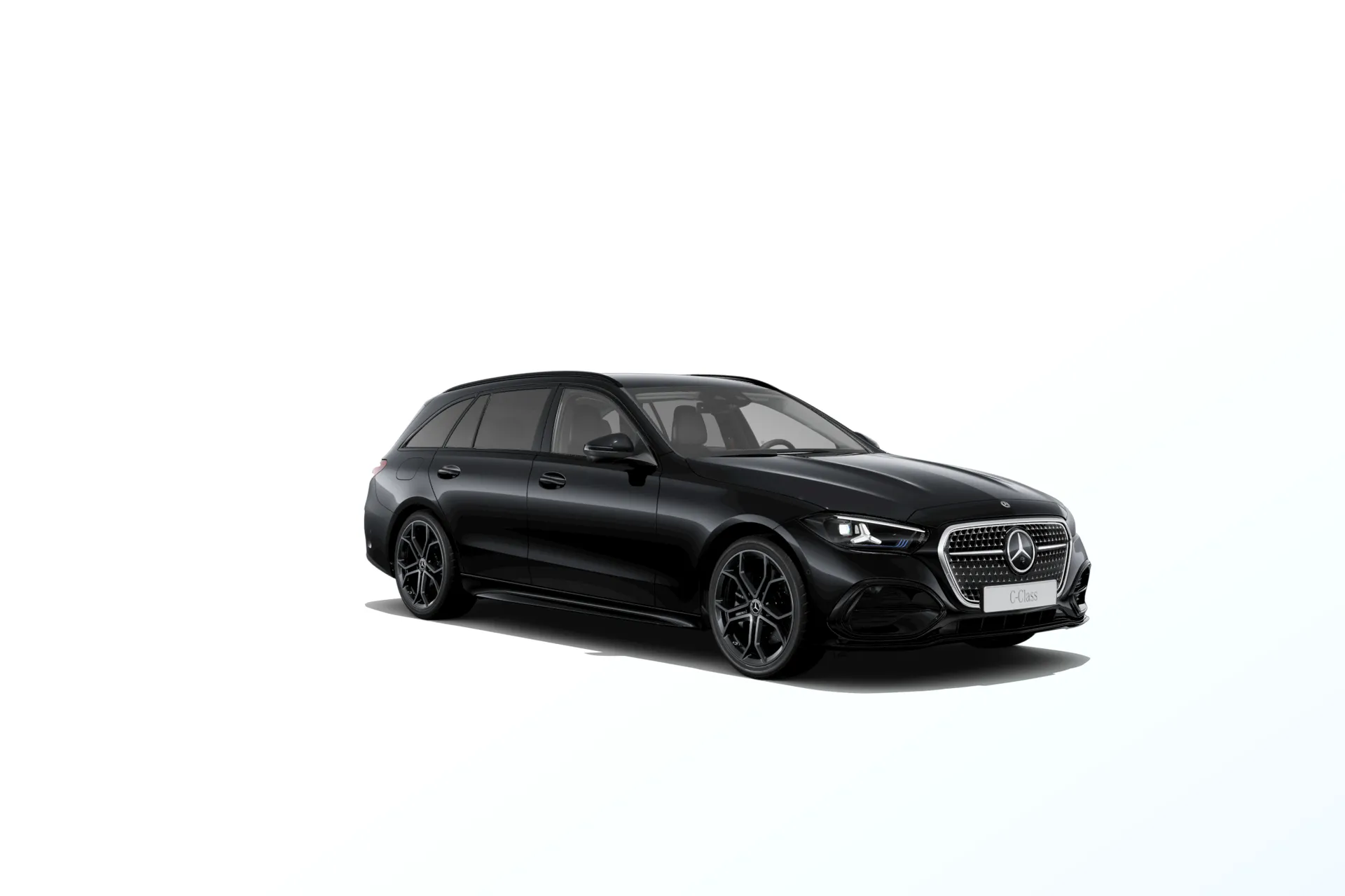 Třída C kombi (S206-fl), Linie AMG Plus, Nemetalická černá, front