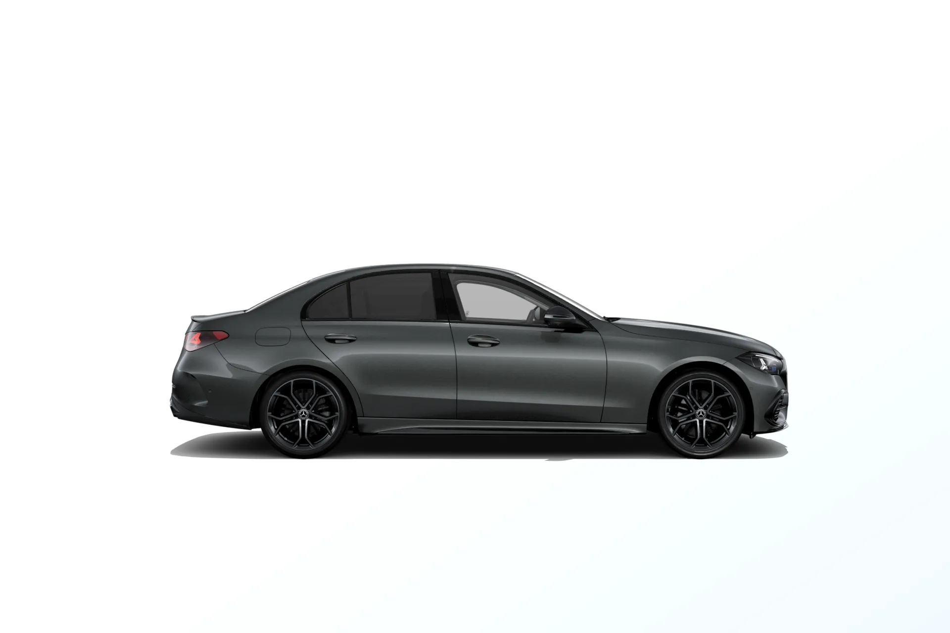 Třída C sedan (W206-fl), Linie AMG Plus, Metalická šedá graphite, side