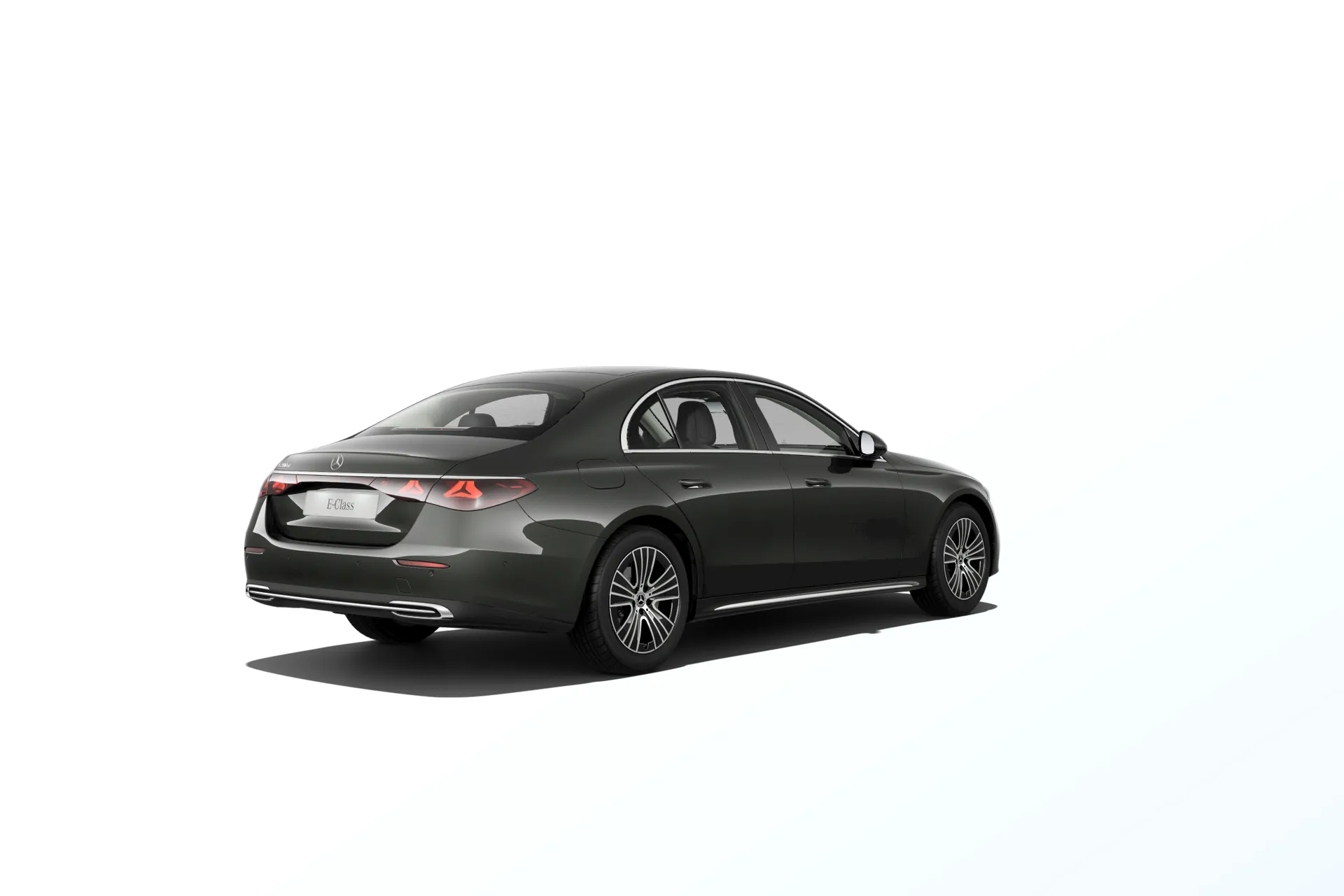 Třída E sedan (W214), Linie EXCLUSIVE exteriér, Metalická šedá graphite, rear