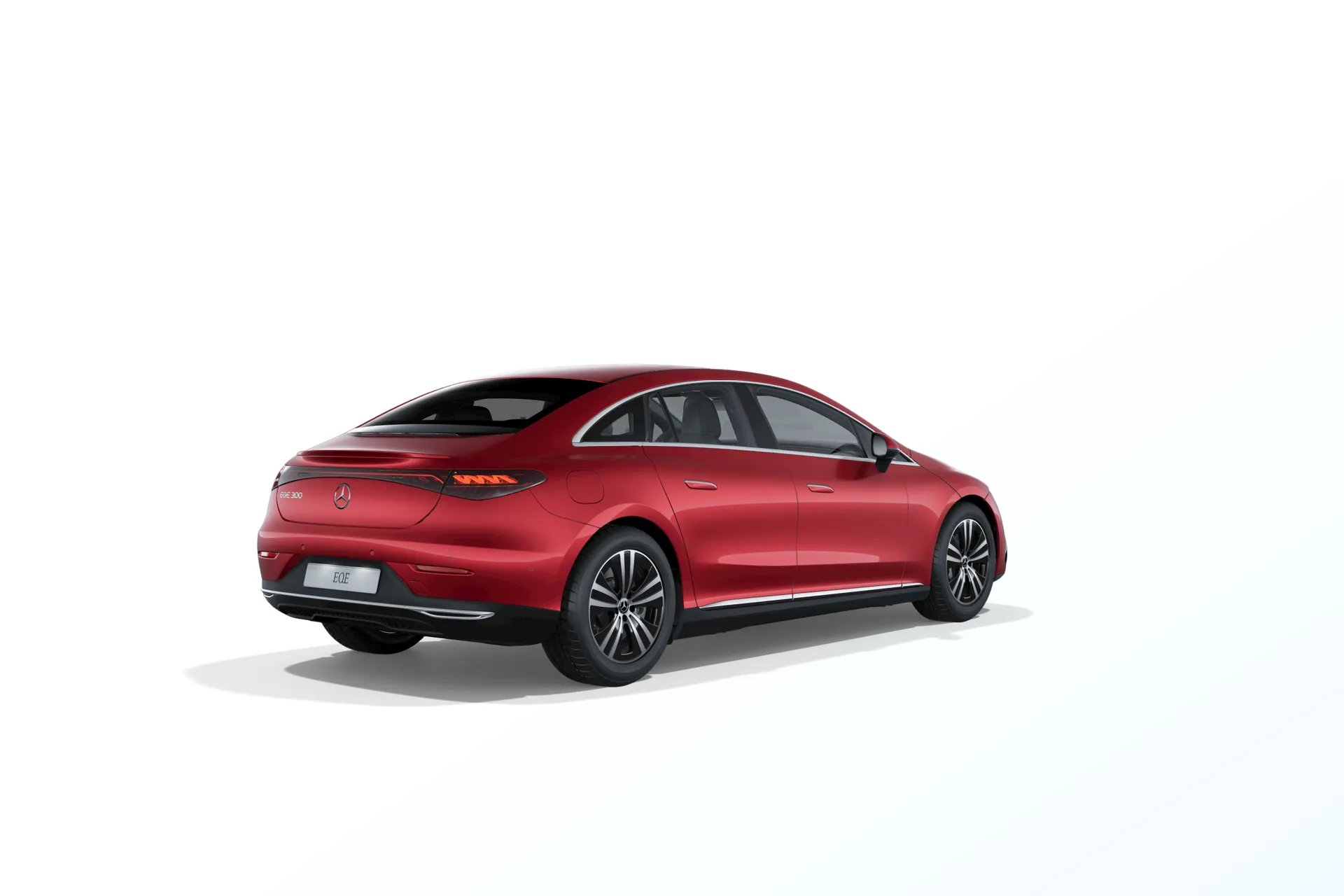 EQE sedan (V295), Linie Electric Art interiér, Červená patagonia bright MANUFAKTUR, rear